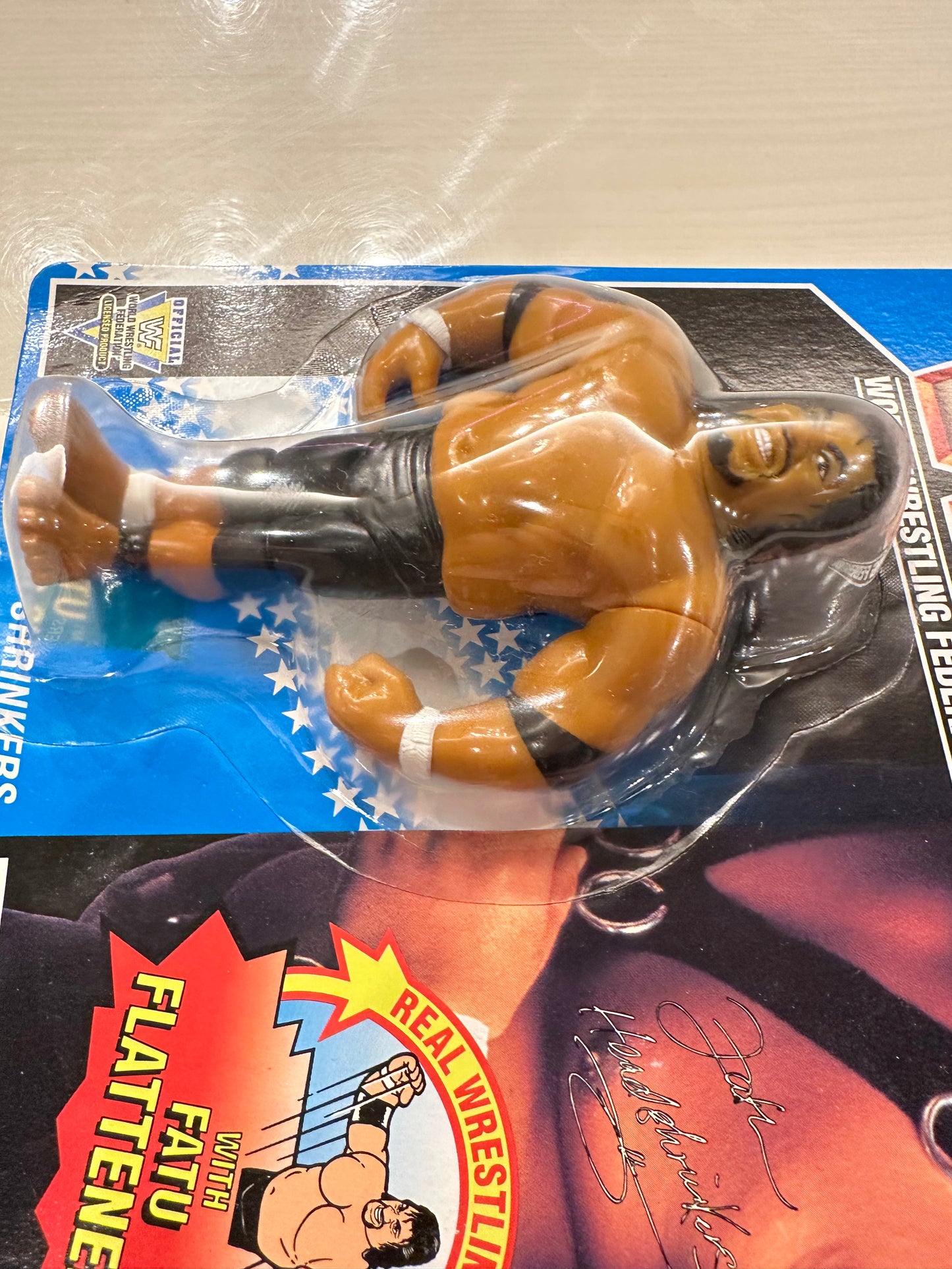 Fatu the Headshrinker Series 10 WWF Hasbro