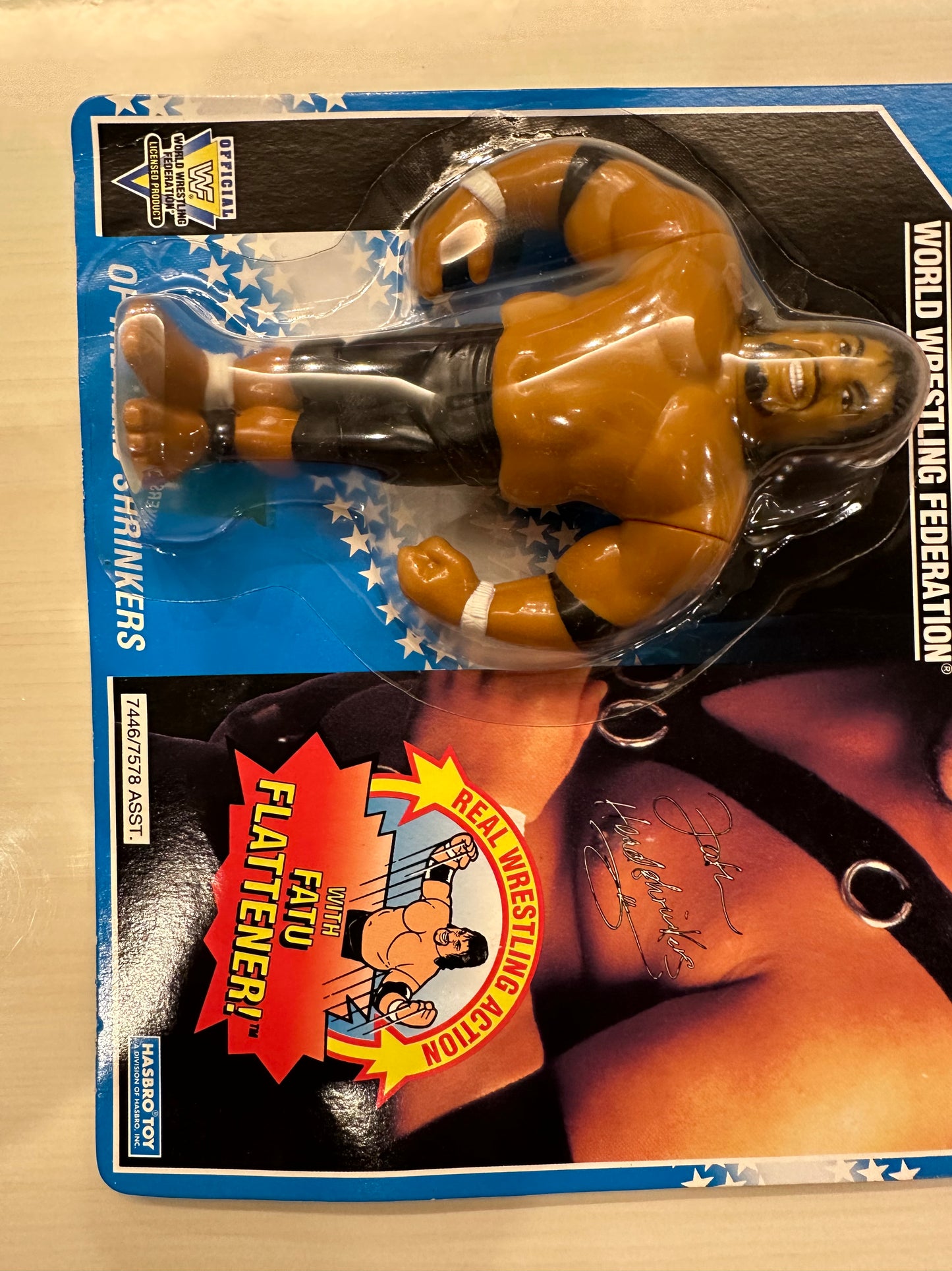 Fatu the Headshrinker Series 10 WWF Hasbro