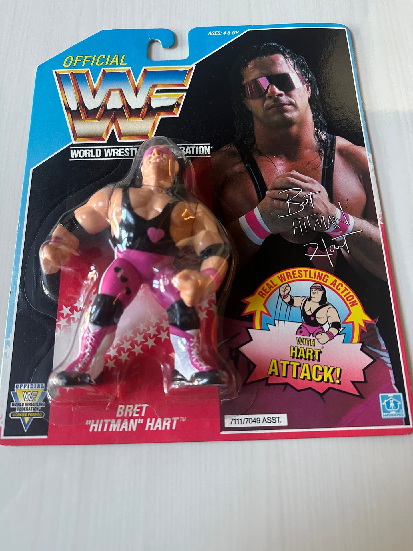 Bret Hart Series 4 WWF Hasbro
