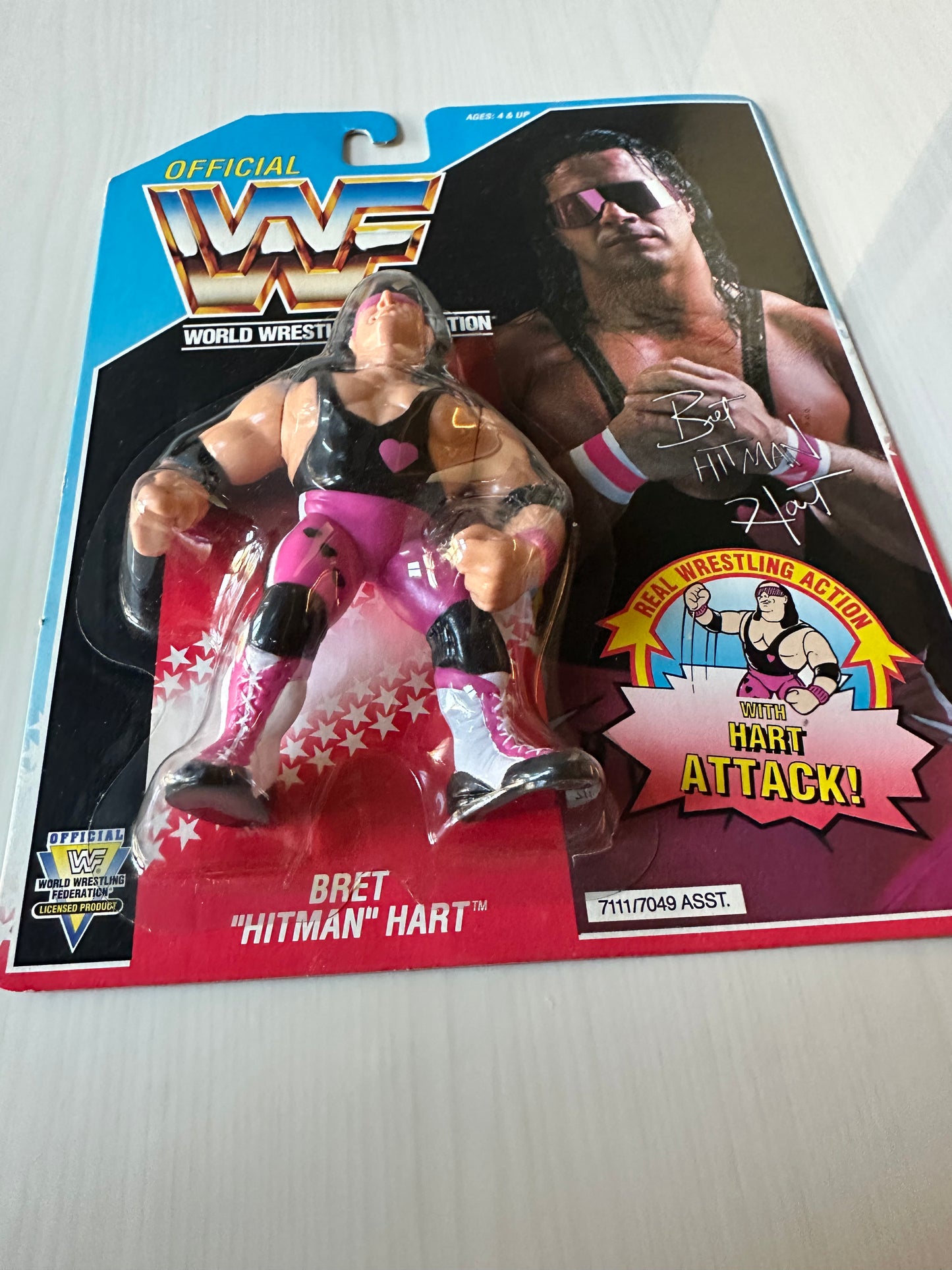 Bret Hart Series 4 WWF Hasbro