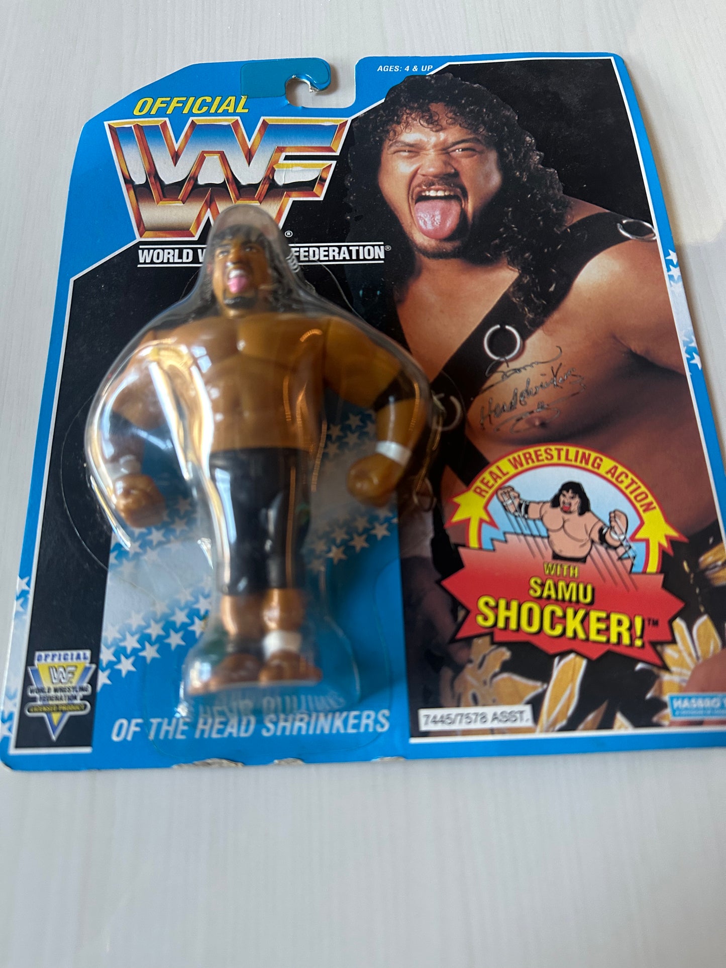Samu the Headshrinker Series 10 WWF Hasbro