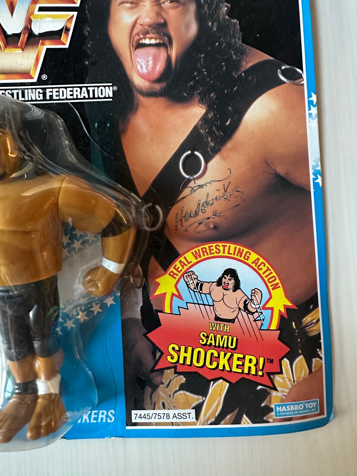 Samu the Headshrinker Series 10 WWF Hasbro