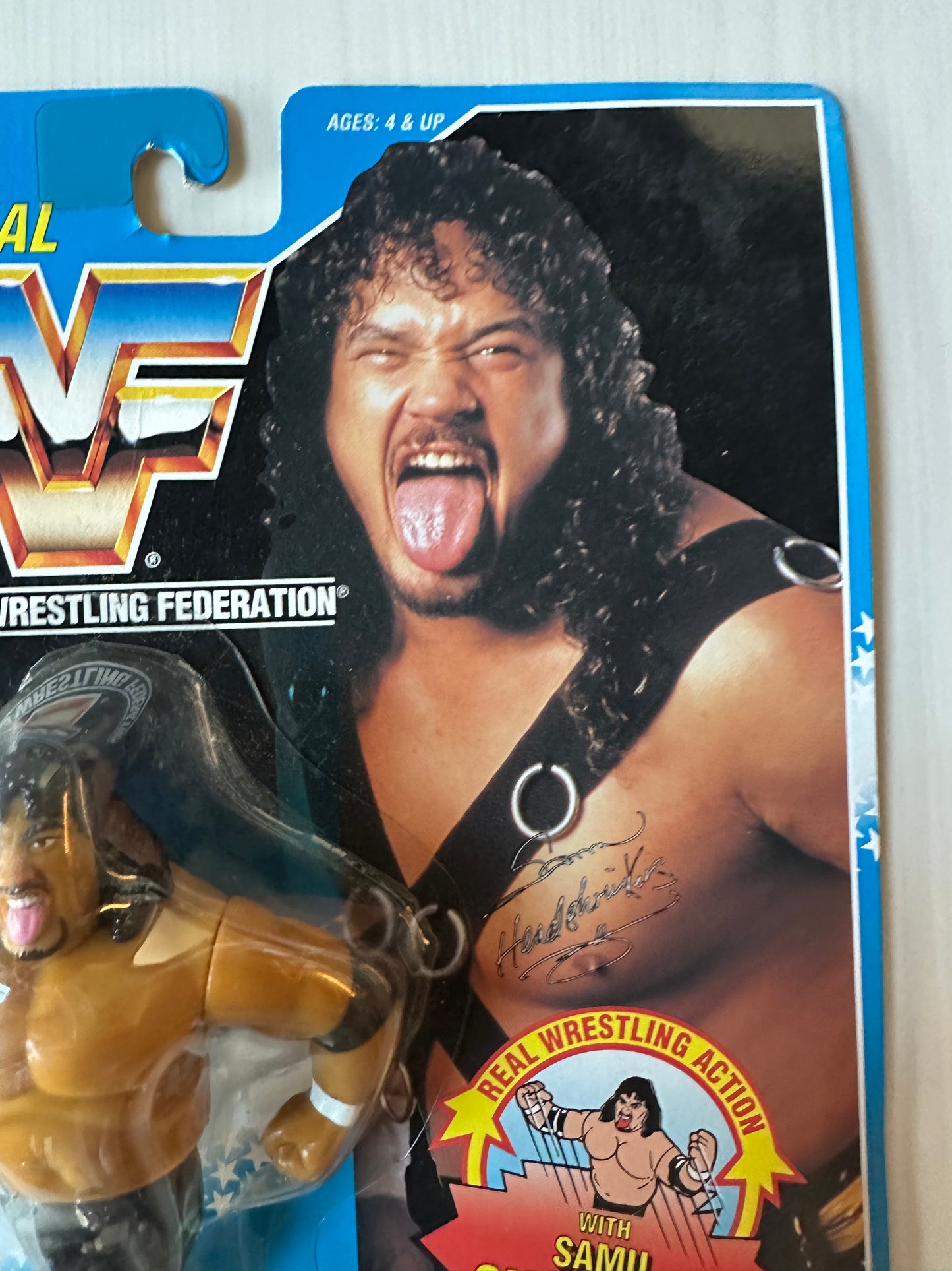 Samu the Headshrinker Series 10 WWF Hasbro