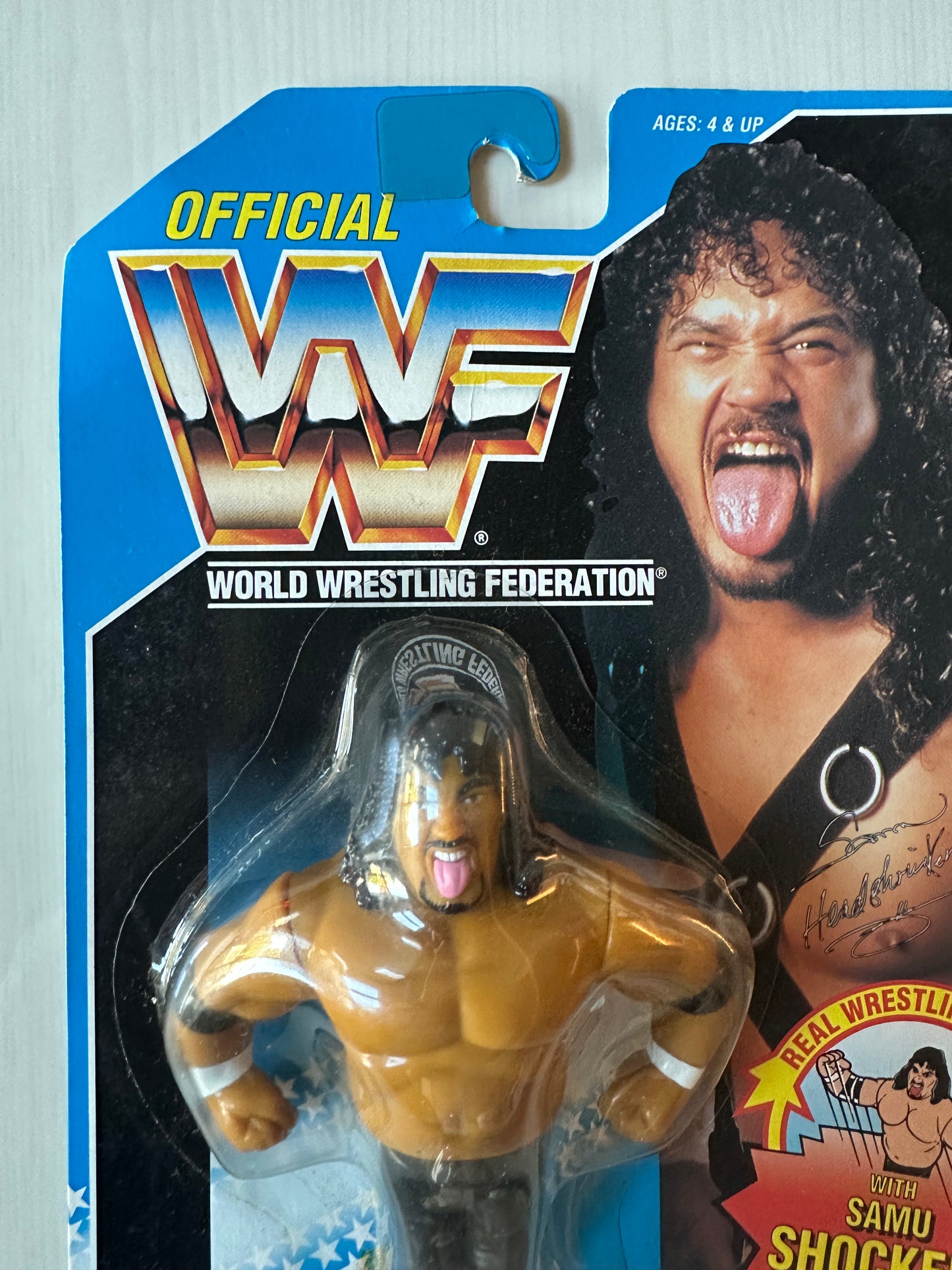 Samu the Headshrinker Series 10 WWF Hasbro
