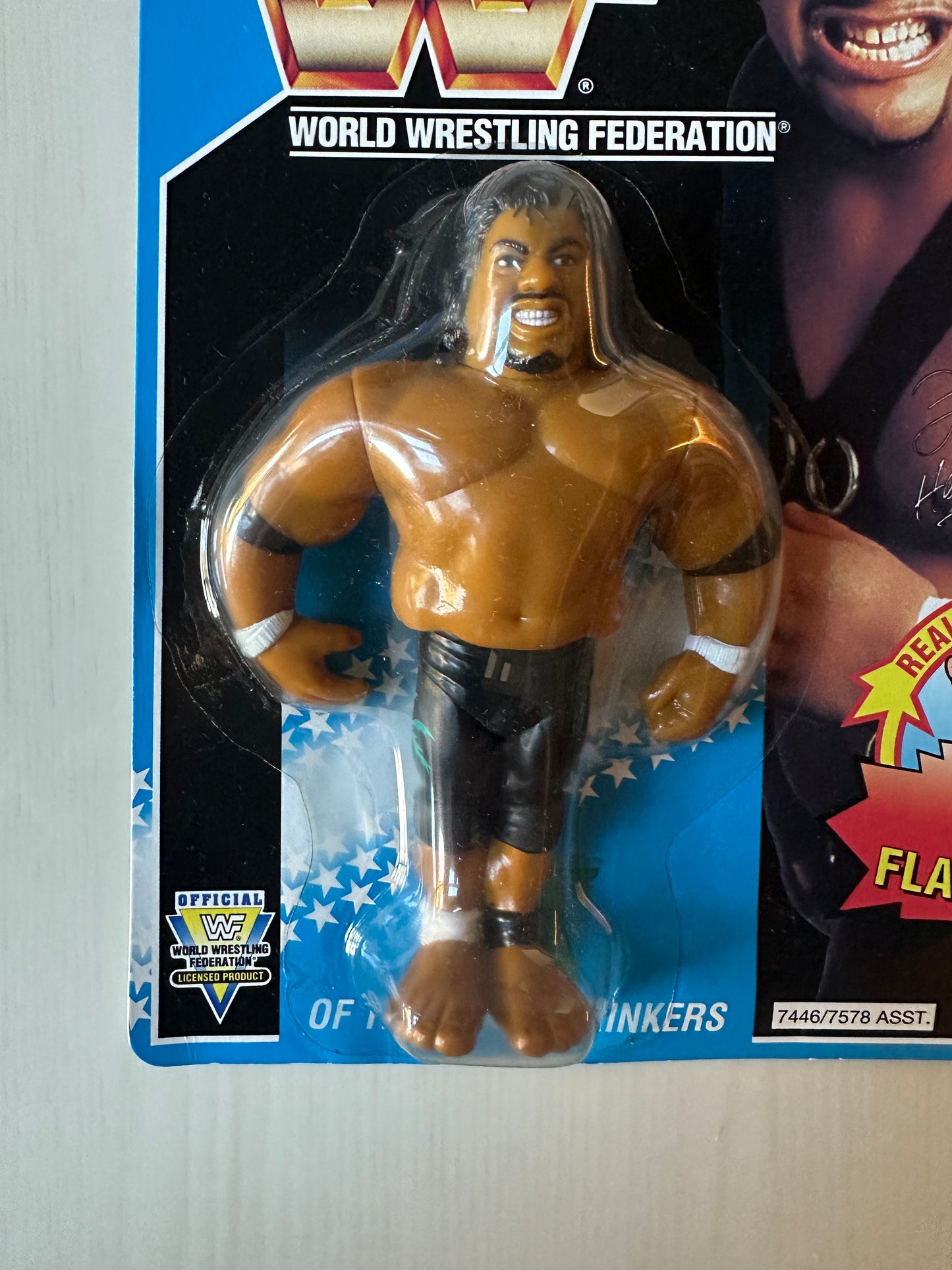 Fatu the Headshrinker Series 10 WWF Hasbro