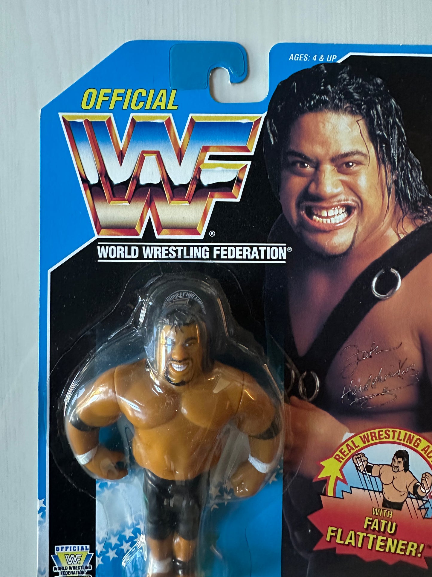 Fatu the Headshrinker Series 10 WWF Hasbro