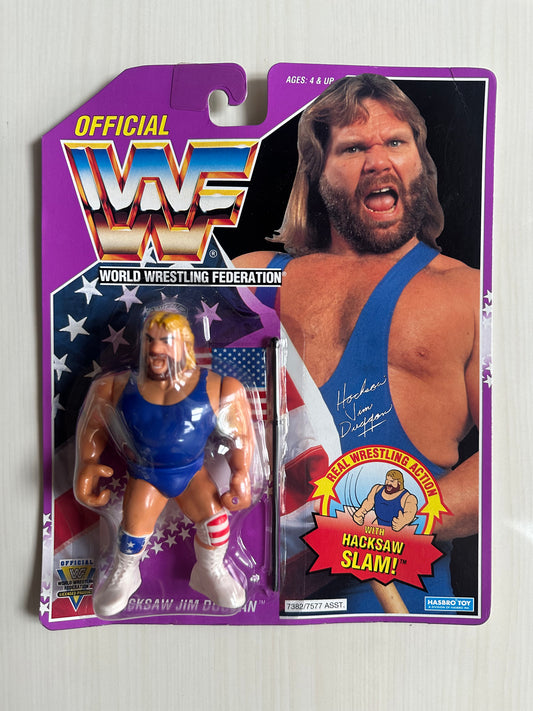 Hacksaw Jim Duggan Series 9 WWF Hasbro MOC figure