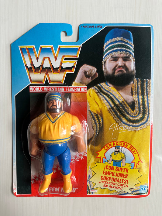Akeem Series 1 WWF Hasbro MOC figure
