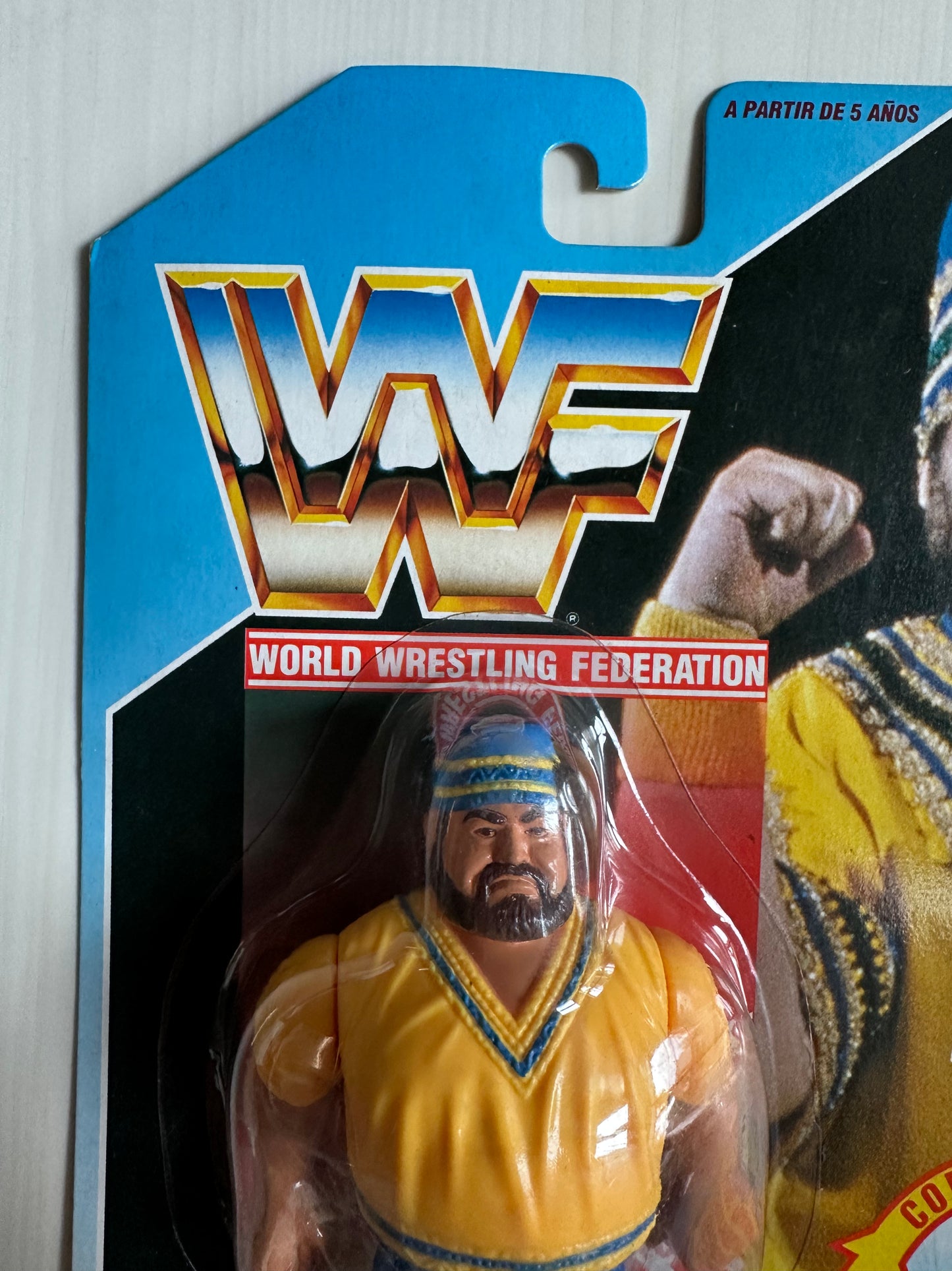 Akeem Series 1 WWF Hasbro MOC figure