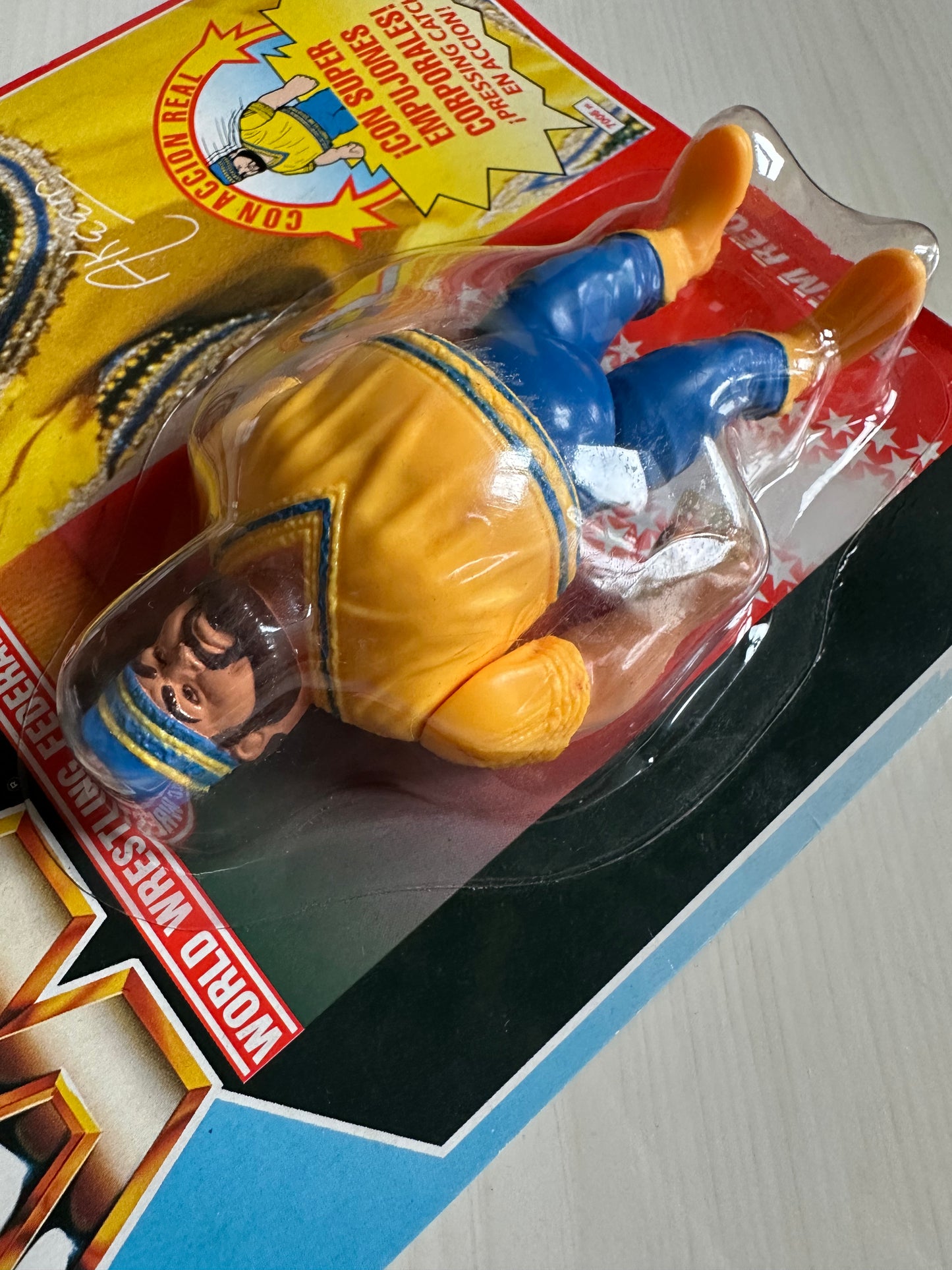 Akeem Series 1 WWF Hasbro MOC figure