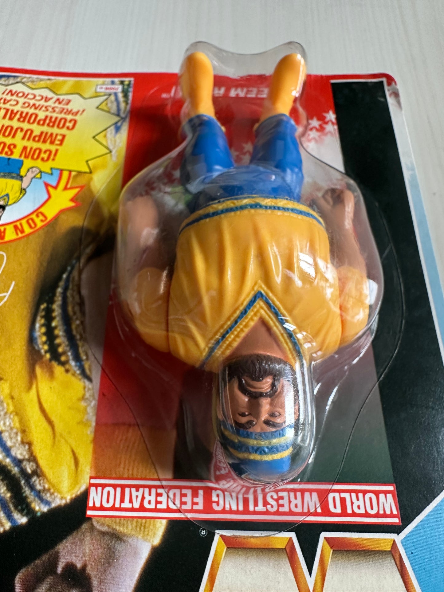 Akeem Series 1 WWF Hasbro MOC figure
