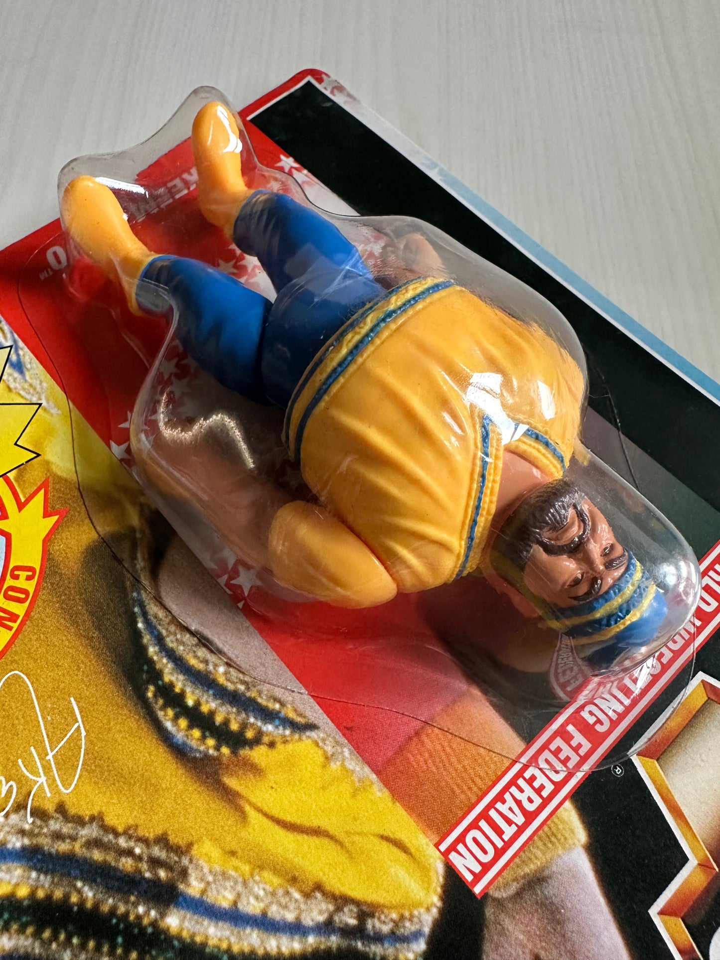 Akeem Series 1 WWF Hasbro MOC figure