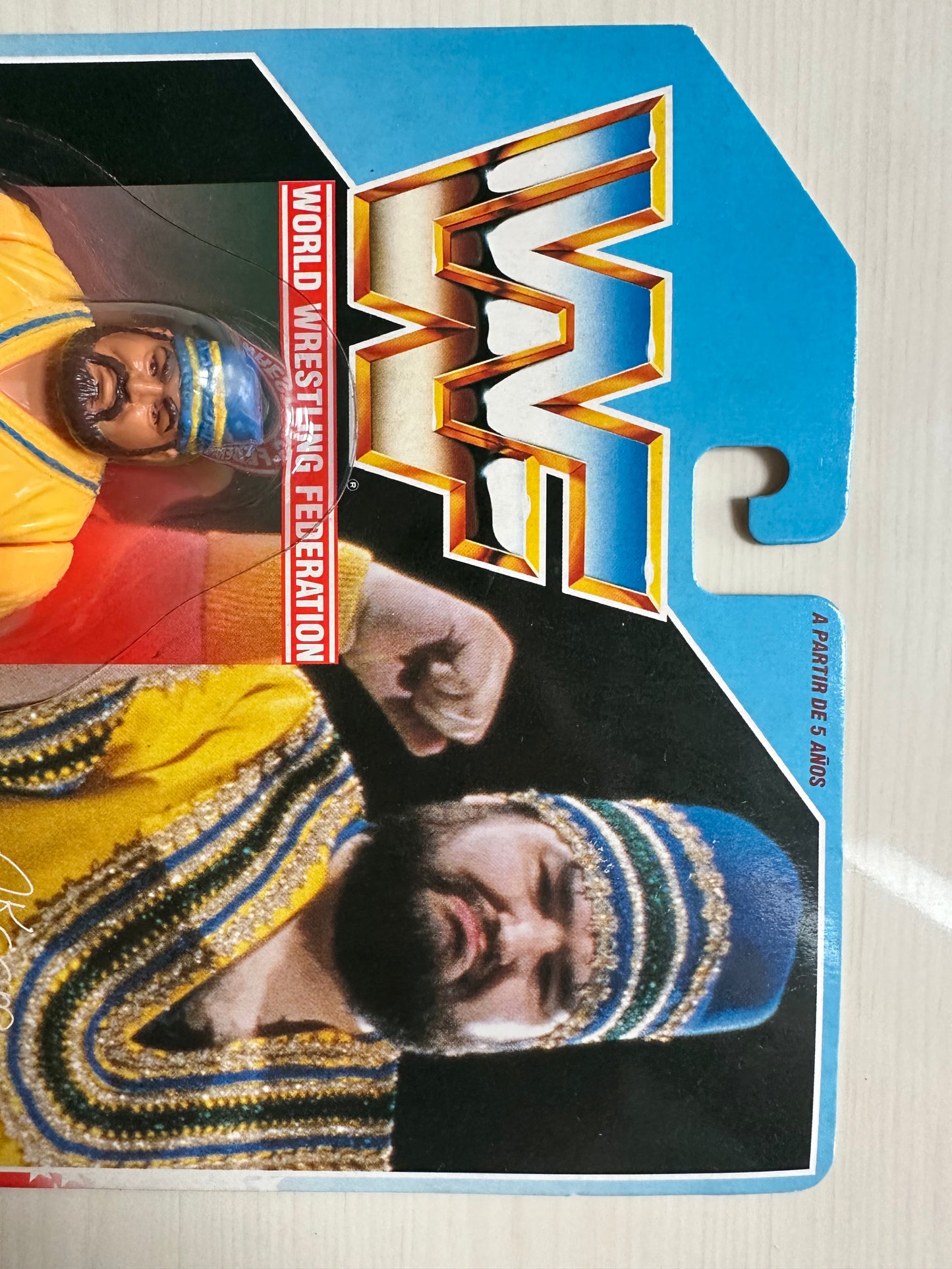 Akeem Series 1 WWF Hasbro MOC figure