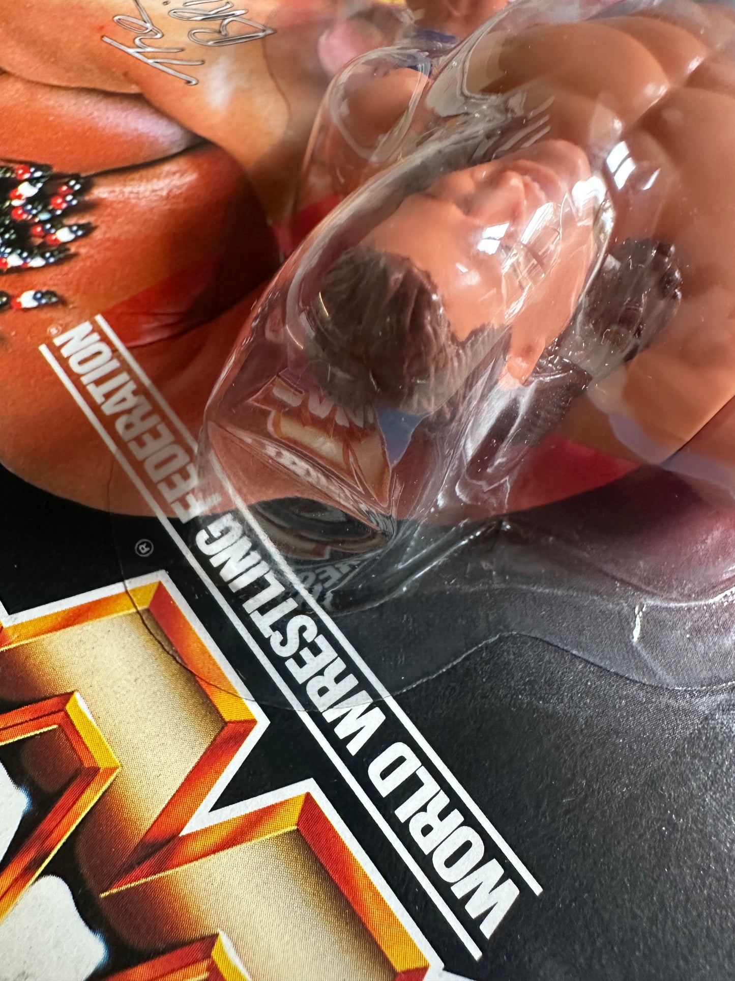 British Bulldog Series 4 WWF Hasbro MOC figure