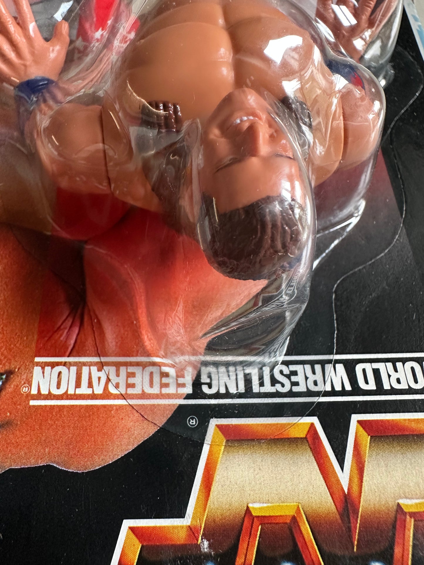 British Bulldog Series 4 WWF Hasbro MOC figure