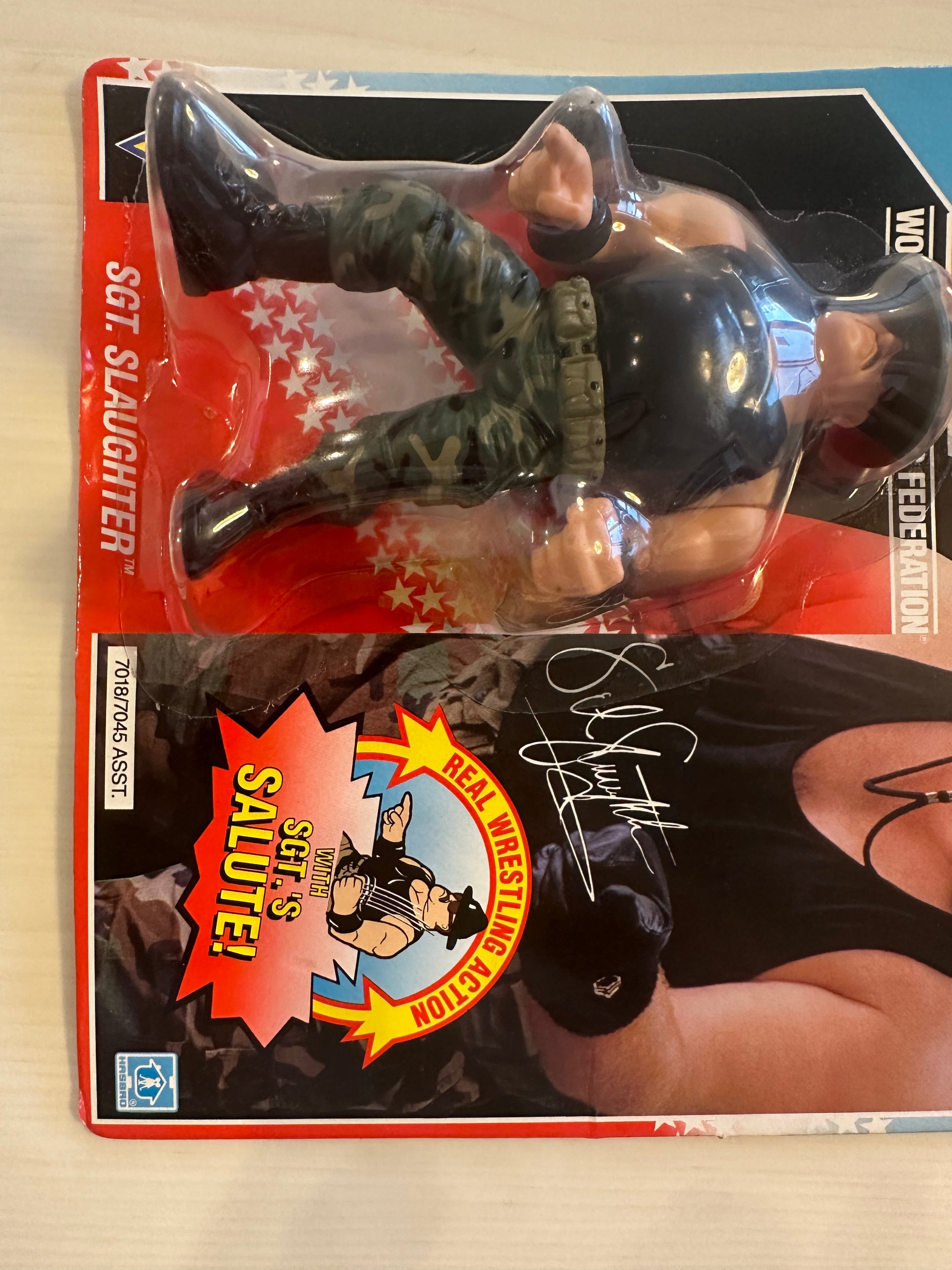 Sgt Slaughter Series 3 WWF Hasbro – retrofigure Sgt Slaughter Series 3 WWF Hasbro – retrofigure