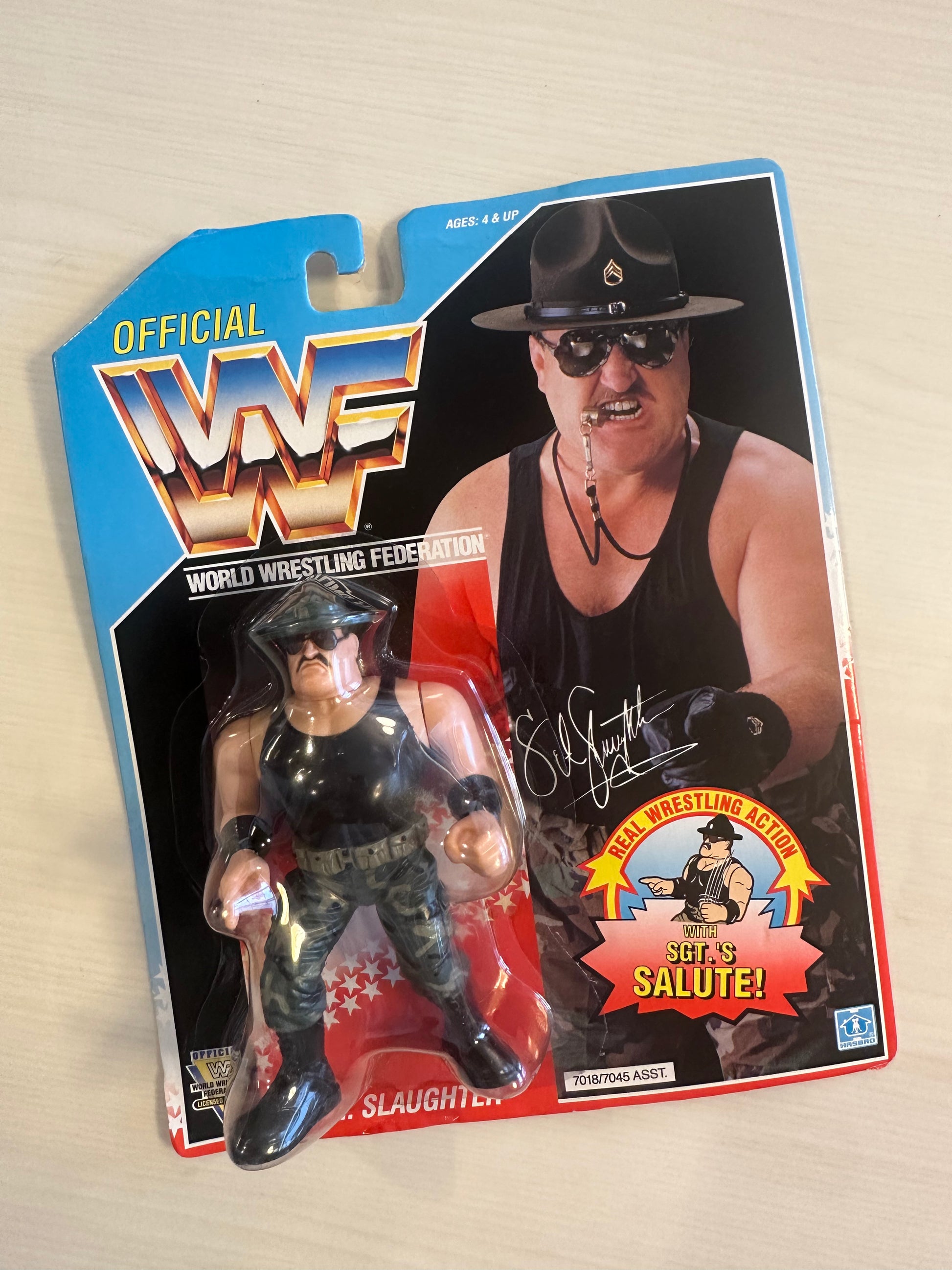 Sgt Slaughter Series 3 WWF Hasbro – retrofigure Sgt Slaughter Series 3 WWF Hasbro – retrofigure