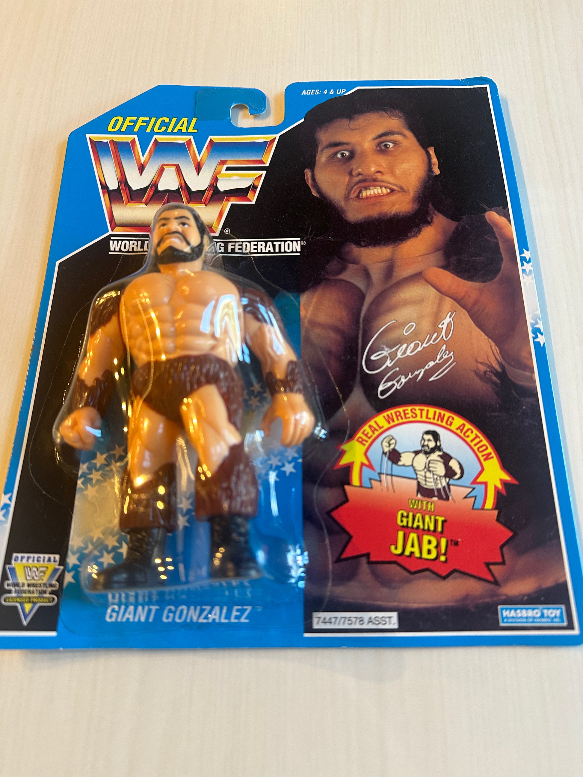 WWF Giant Gonzalez フィギュア Giant Gonzalez Series 10 WWF Hasbro – retrofigure