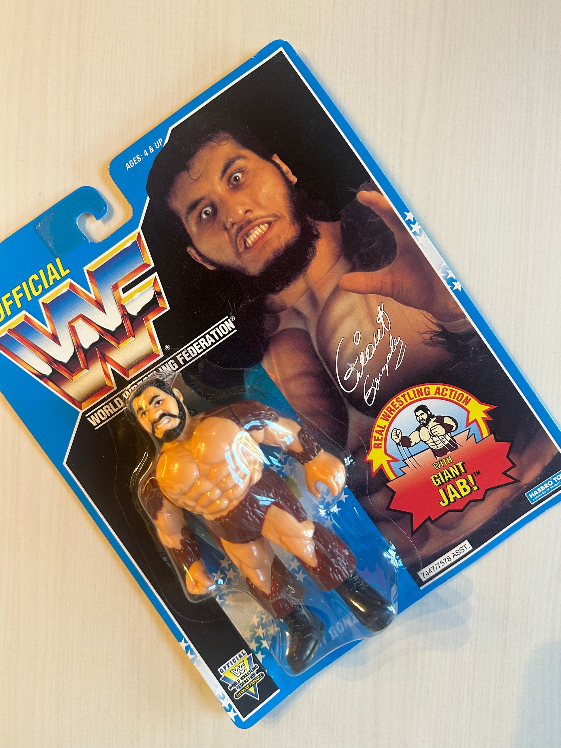 Giant Gonzalez Series 10 WWF Hasbro MOC figure – retrofigure Giant Gonzalez Series 10 WWF Hasbro MOC figure – retrofigure