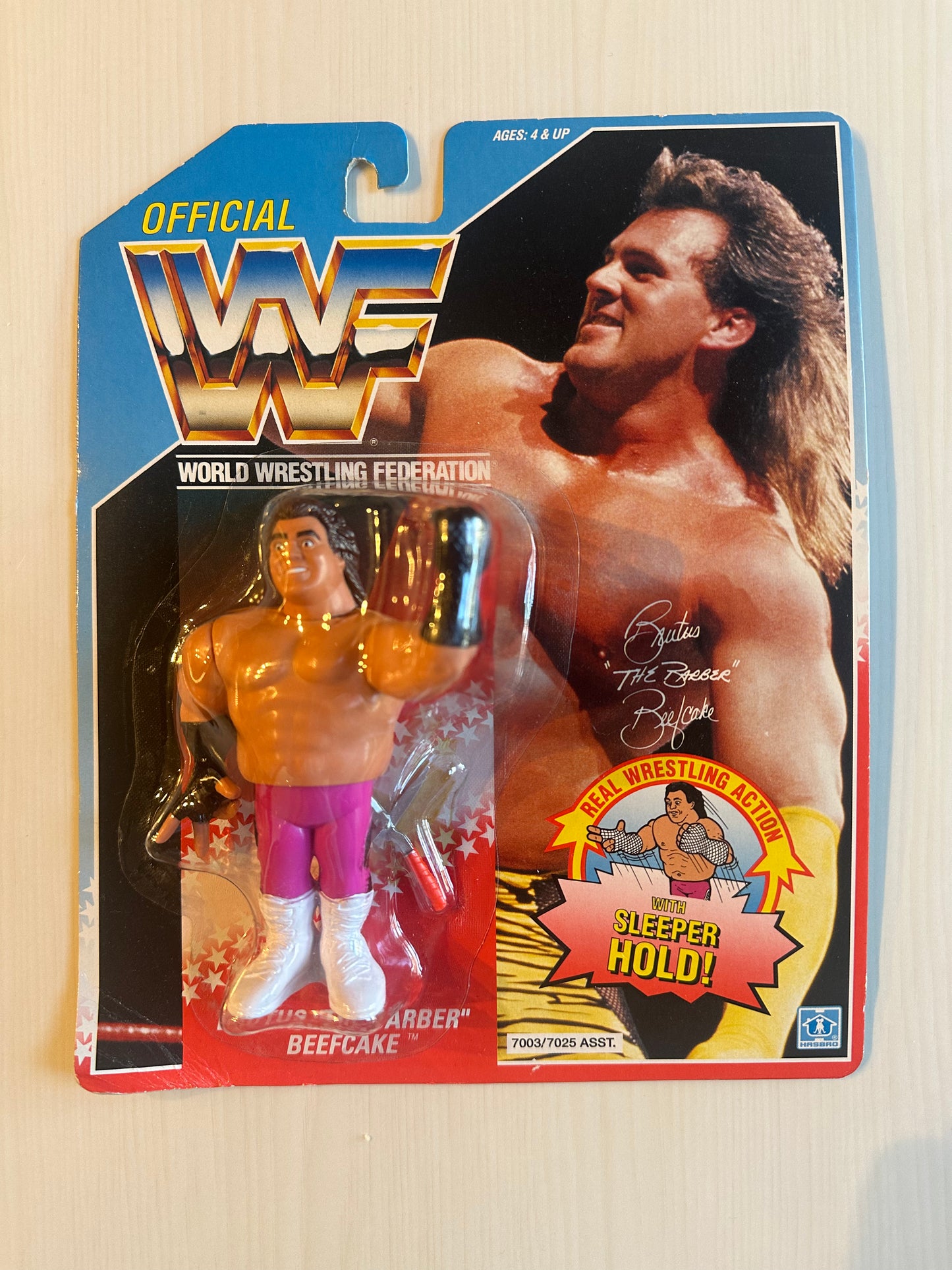 Brutus the Barber Beefcake Series 1 WWF Hasbro
