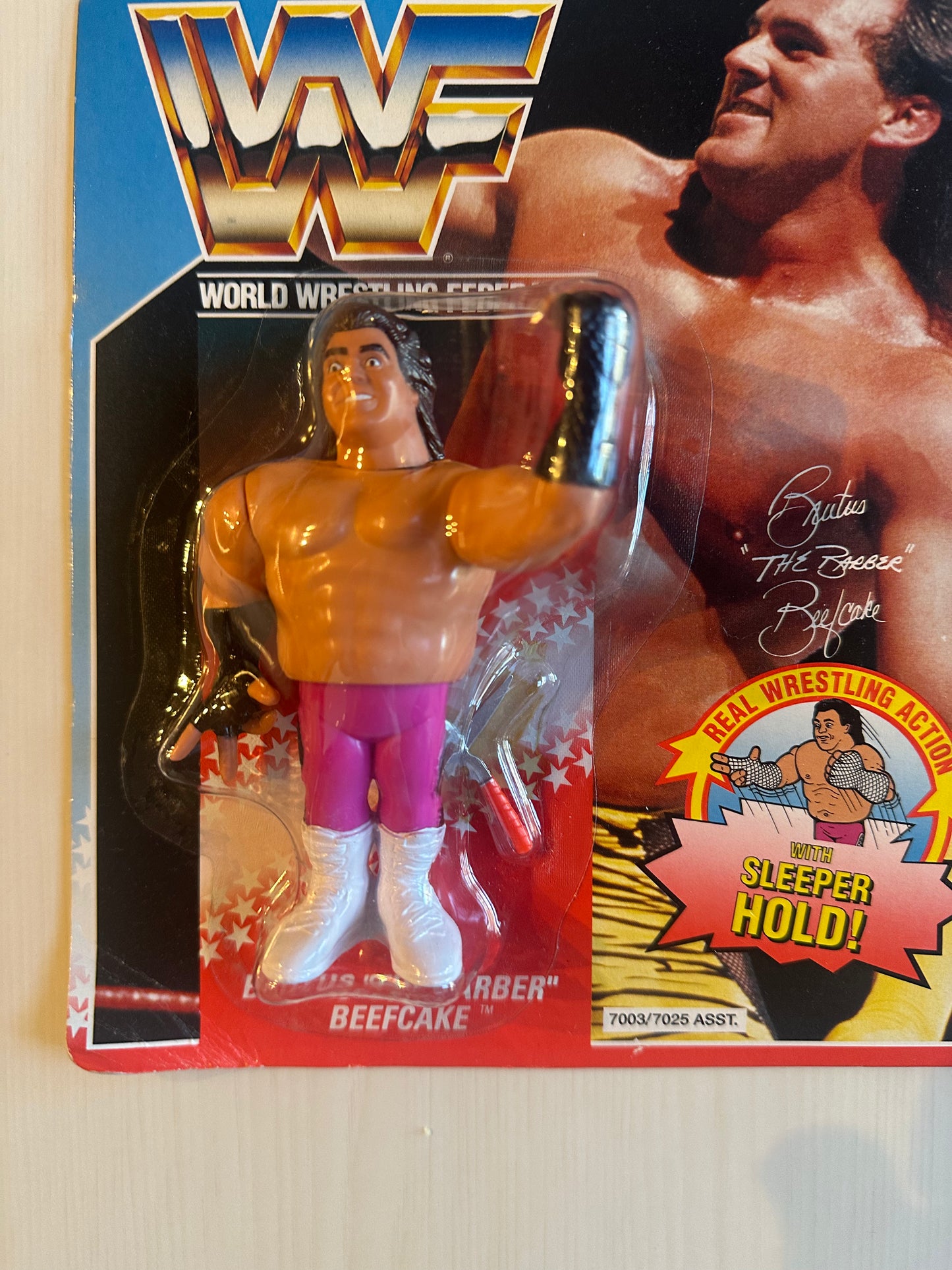 Brutus the Barber Beefcake Series 1 WWF Hasbro