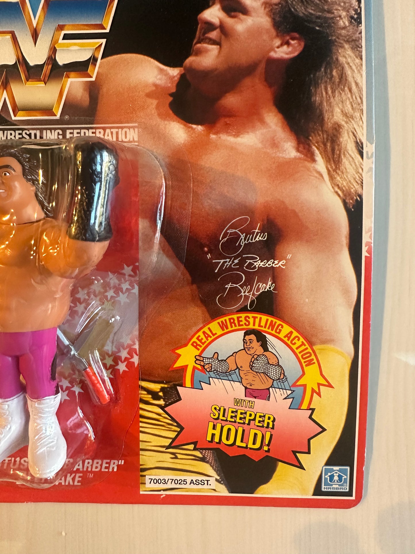 Brutus the Barber Beefcake Series 1 WWF Hasbro
