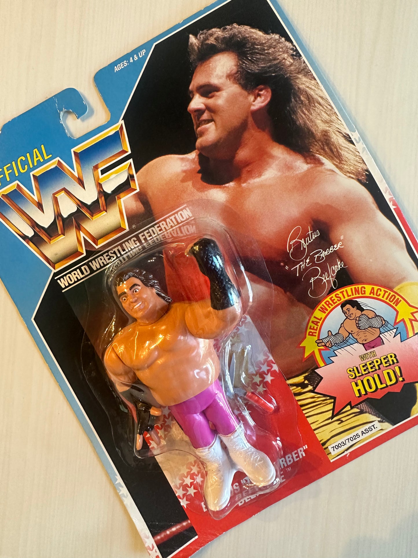 Brutus the Barber Beefcake Series 1 WWF Hasbro