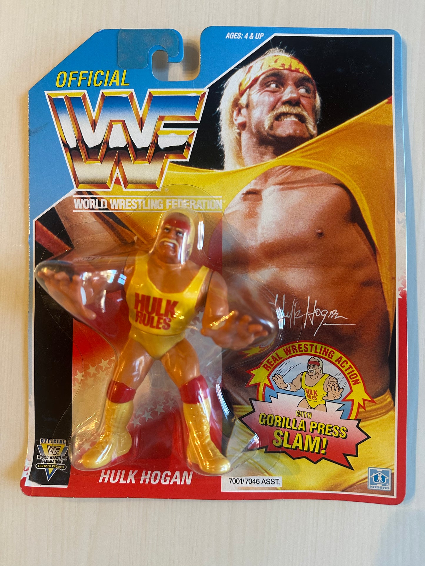 Hulk Hogan Series 1 WWF Hasbro
