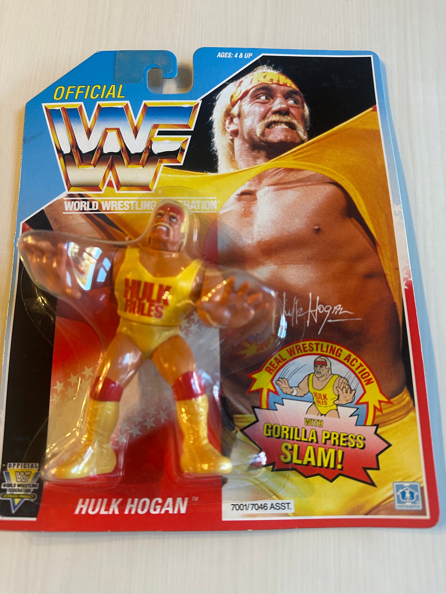Hulk Hogan Series 1 WWF Hasbro