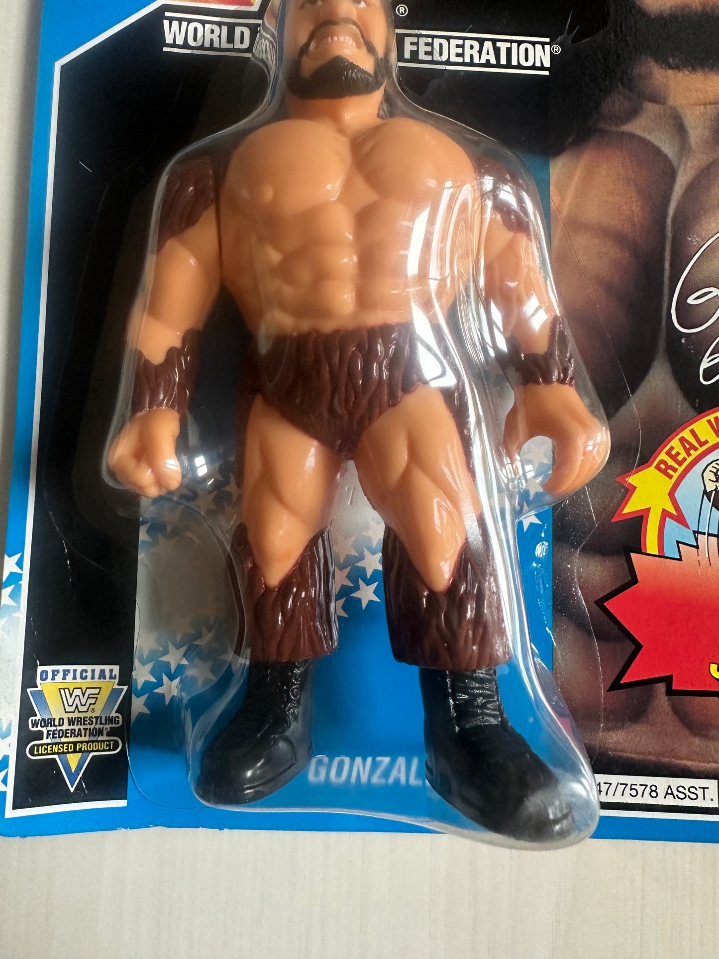 Giant Gonzalez Series 10 WWF Hasbro MOC figure