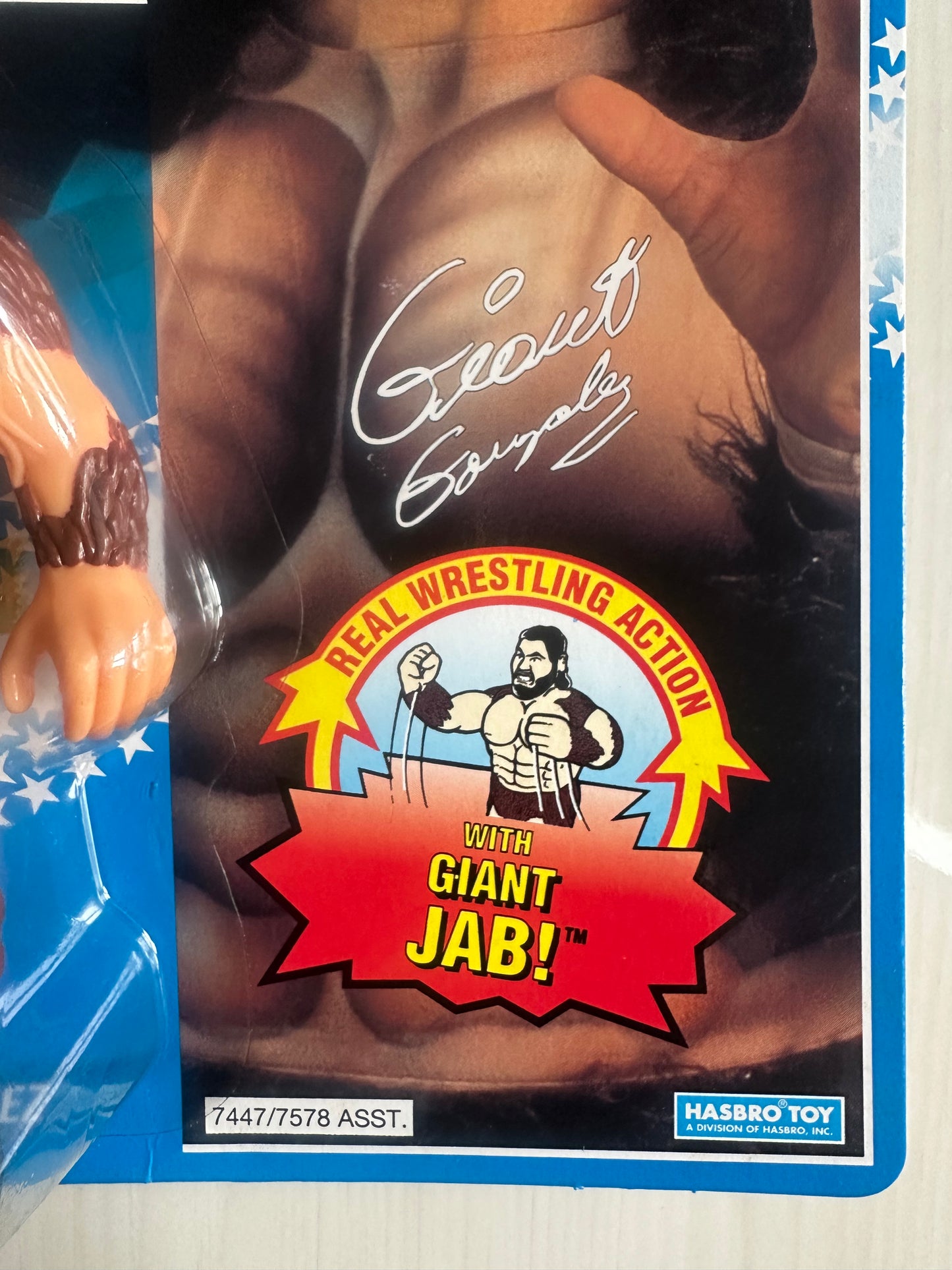 Giant Gonzalez Series 10 WWF Hasbro MOC figure