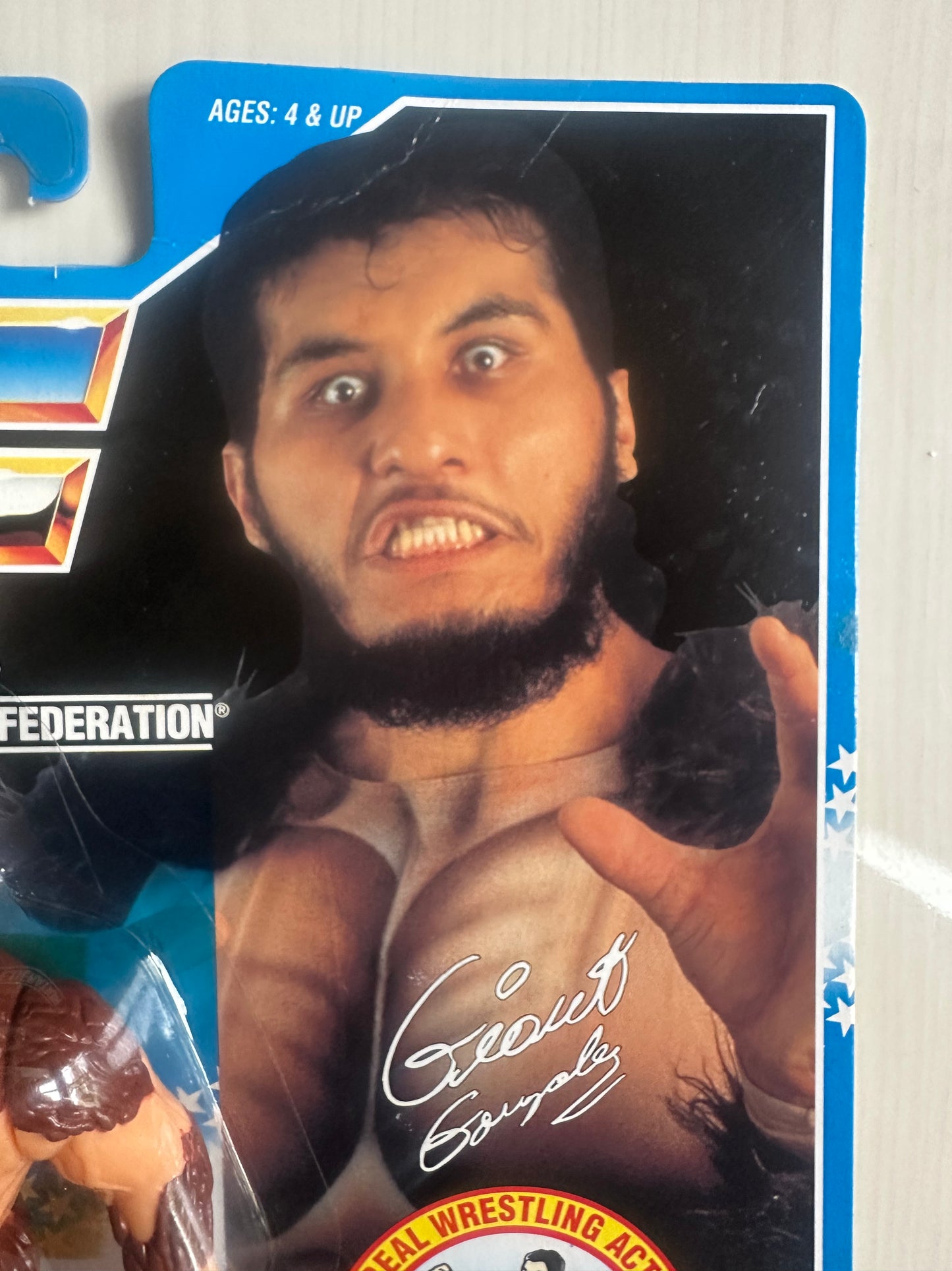 Giant Gonzalez Series 10 WWF Hasbro MOC figure