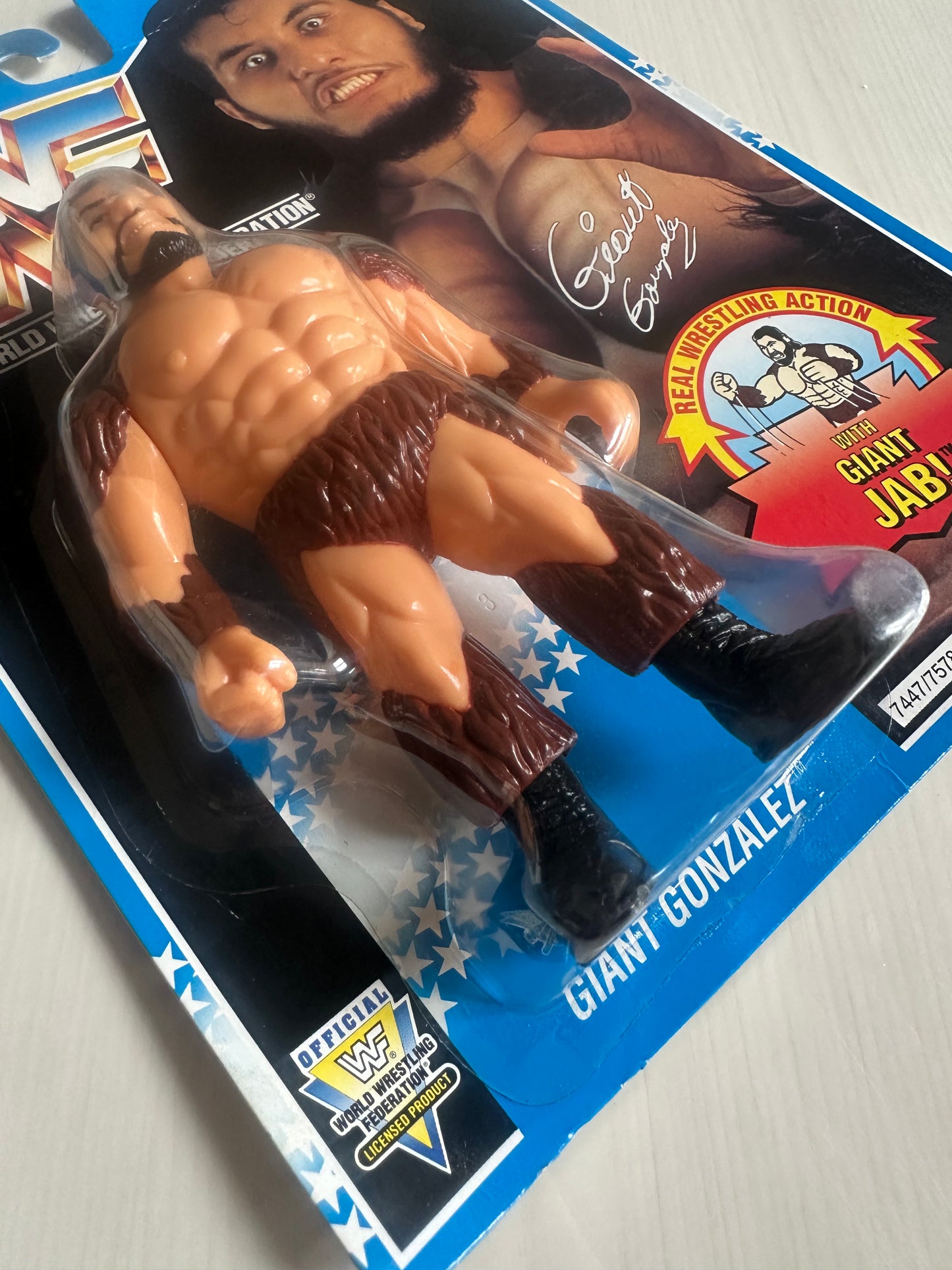 Giant Gonzalez Series 10 WWF Hasbro MOC figure