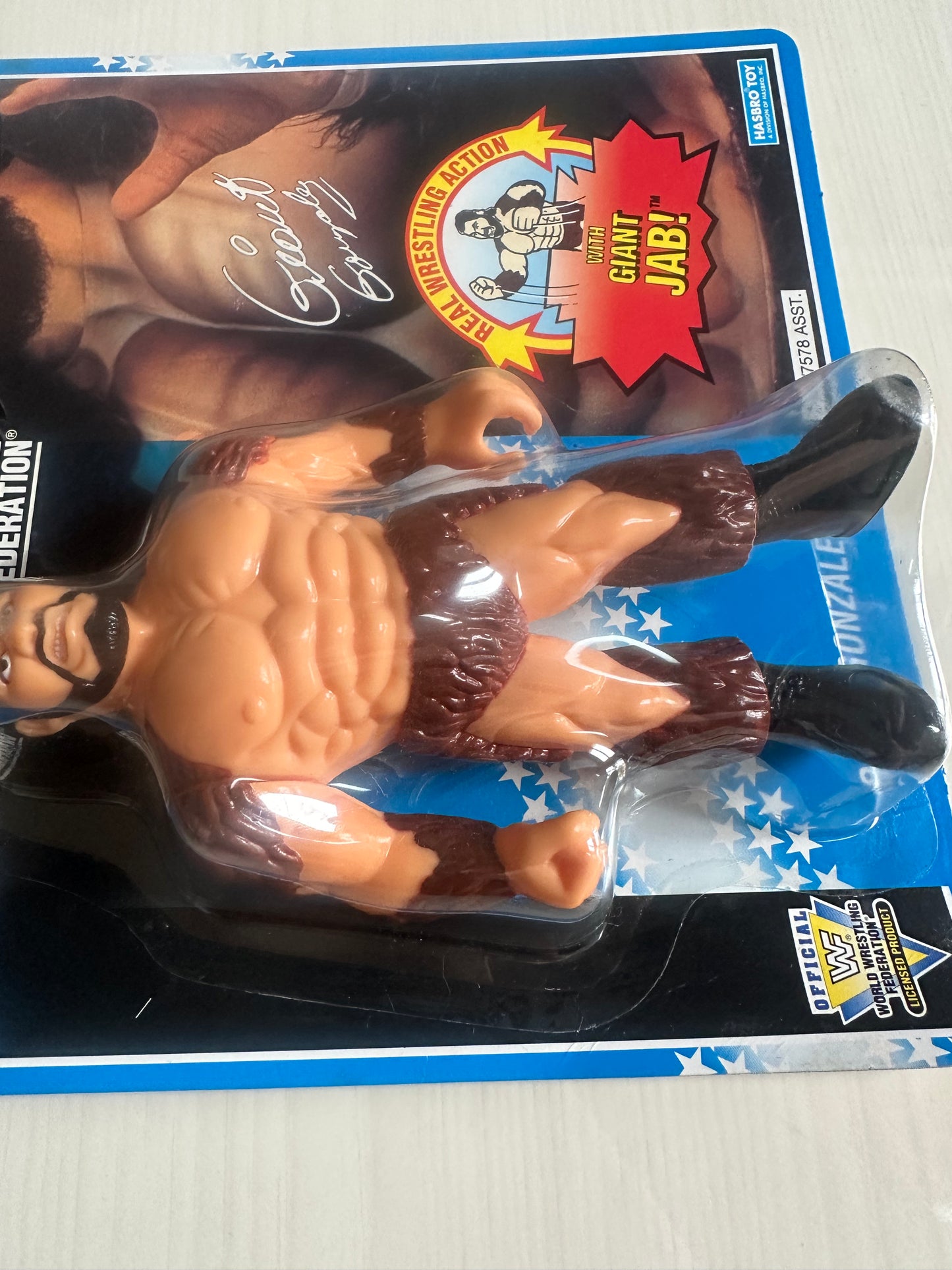 Giant Gonzalez Series 10 WWF Hasbro MOC figure