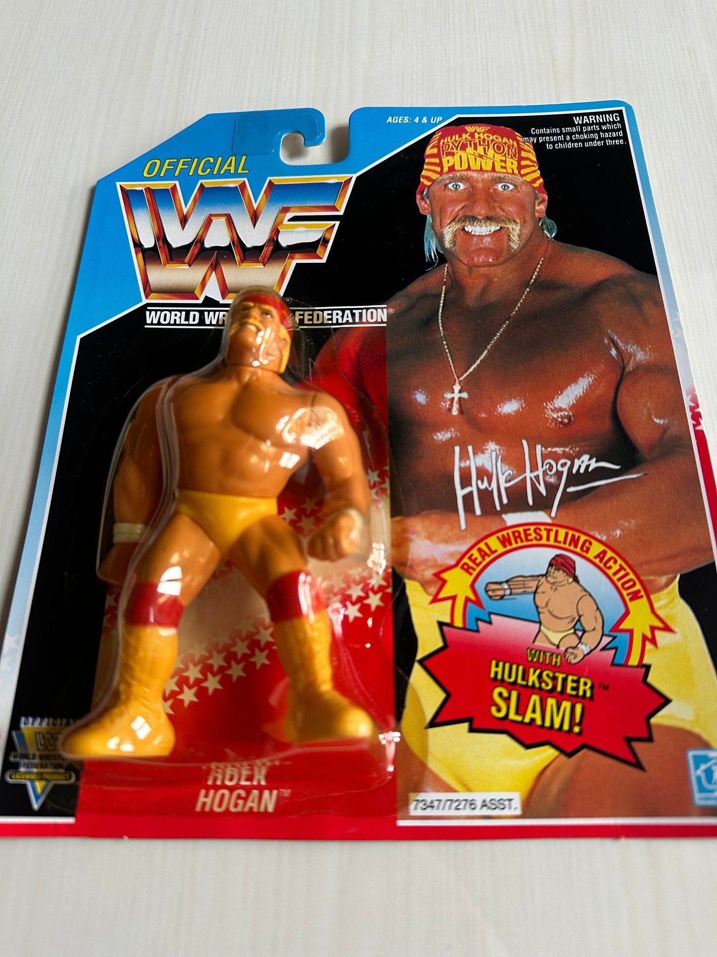 Hulk Hogan Series 5 WWF Hasbro MOC figure