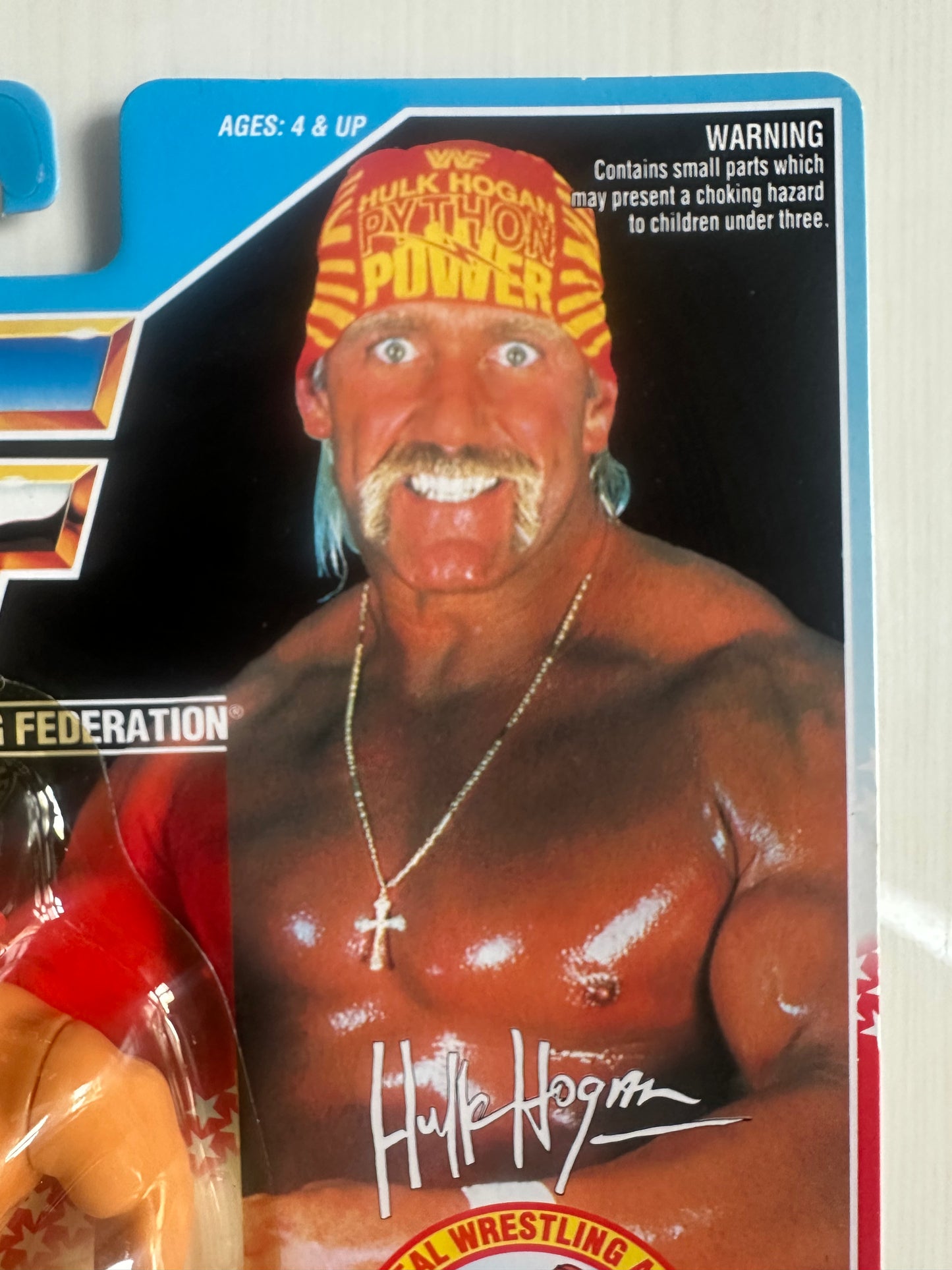Hulk Hogan Series 5 WWF Hasbro MOC figure