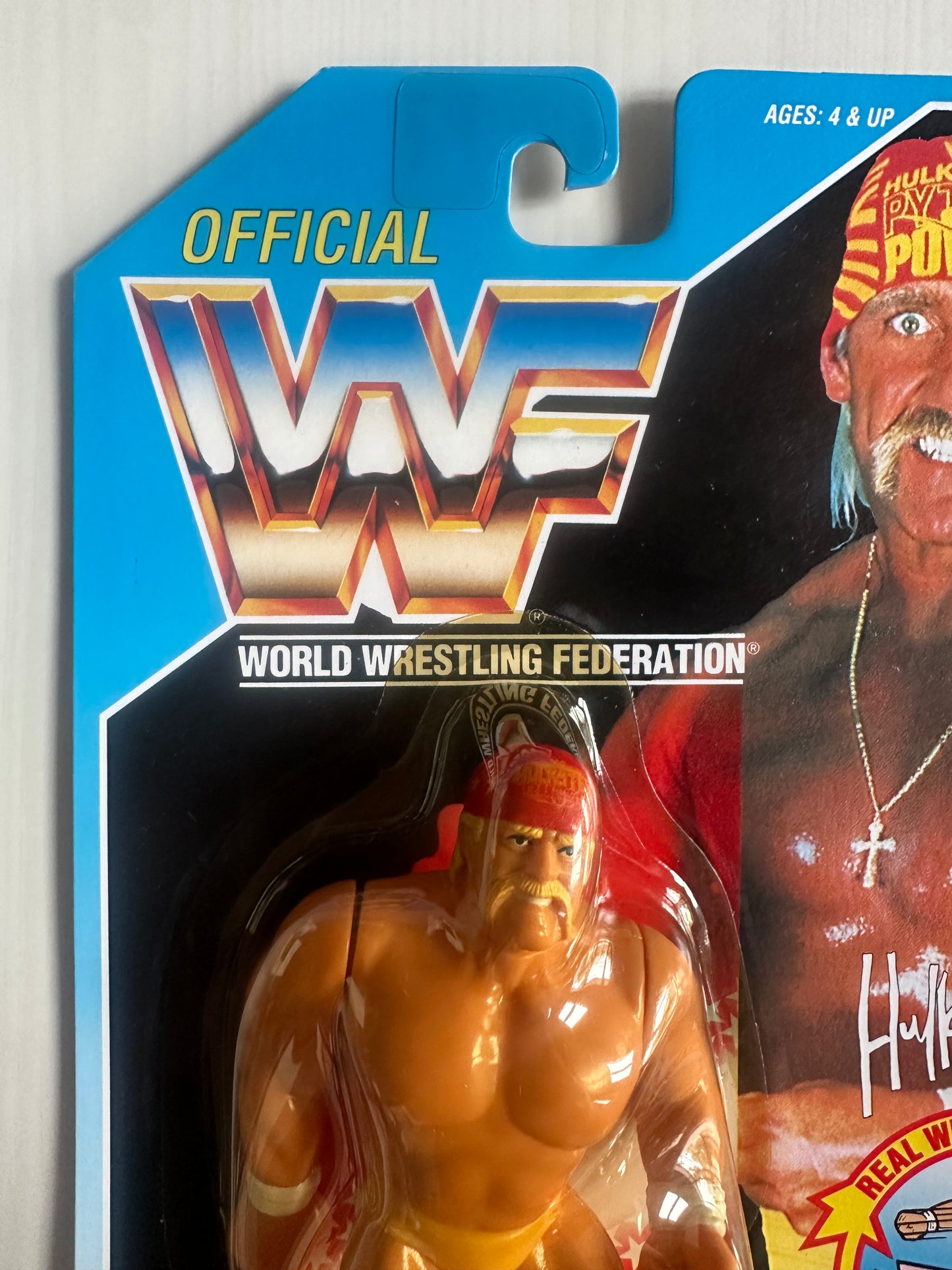 Hulk Hogan Series 5 WWF Hasbro MOC figure