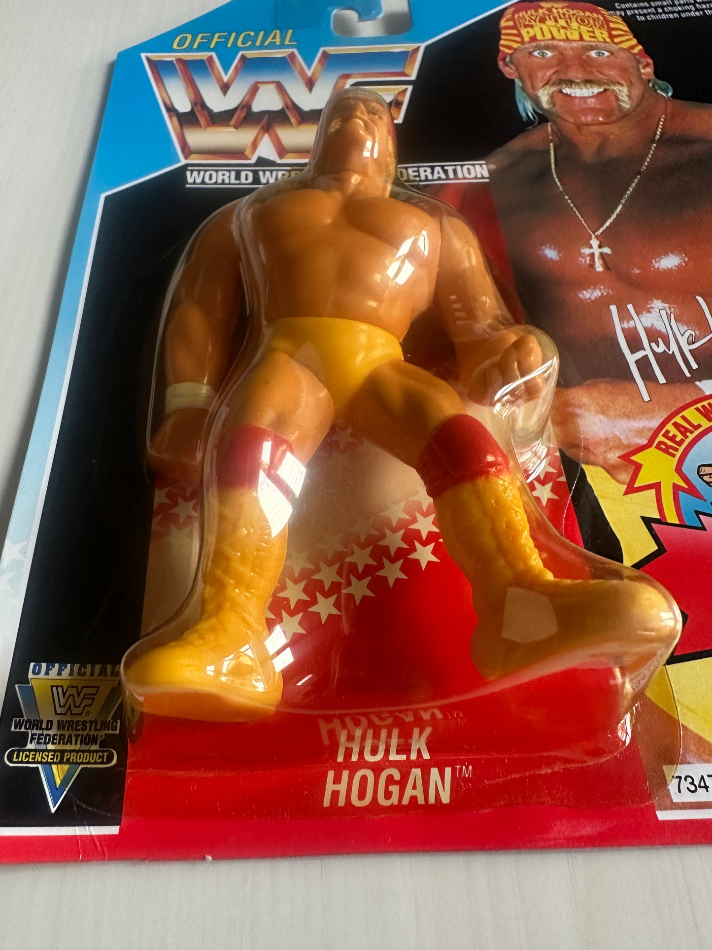 Hulk Hogan Series 5 WWF Hasbro MOC figure