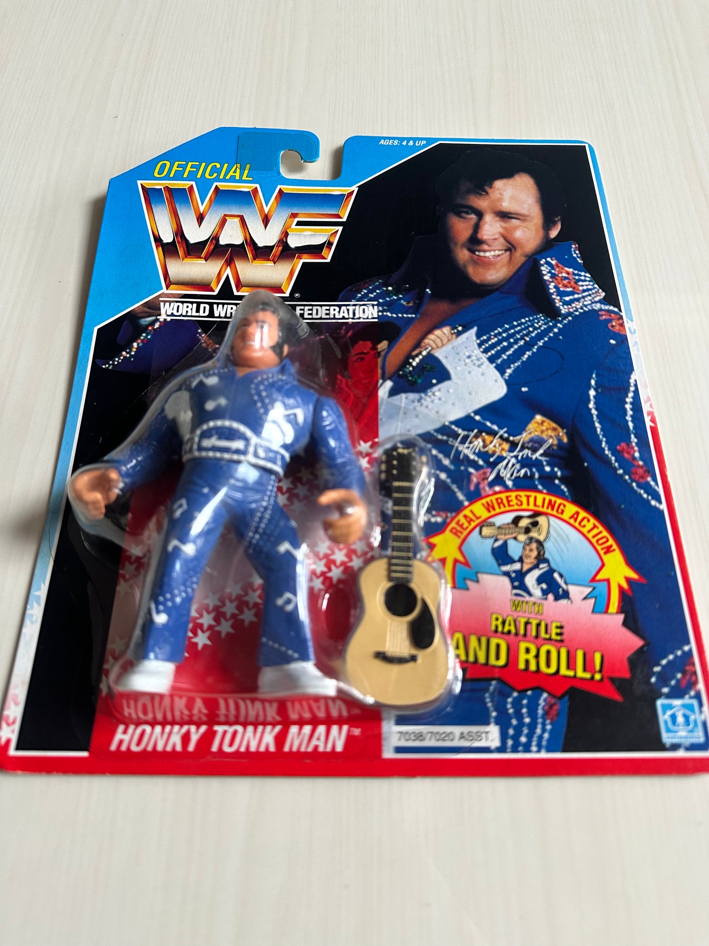 Honky Tonk Man Series 2 WWF Hasbro MOC figure