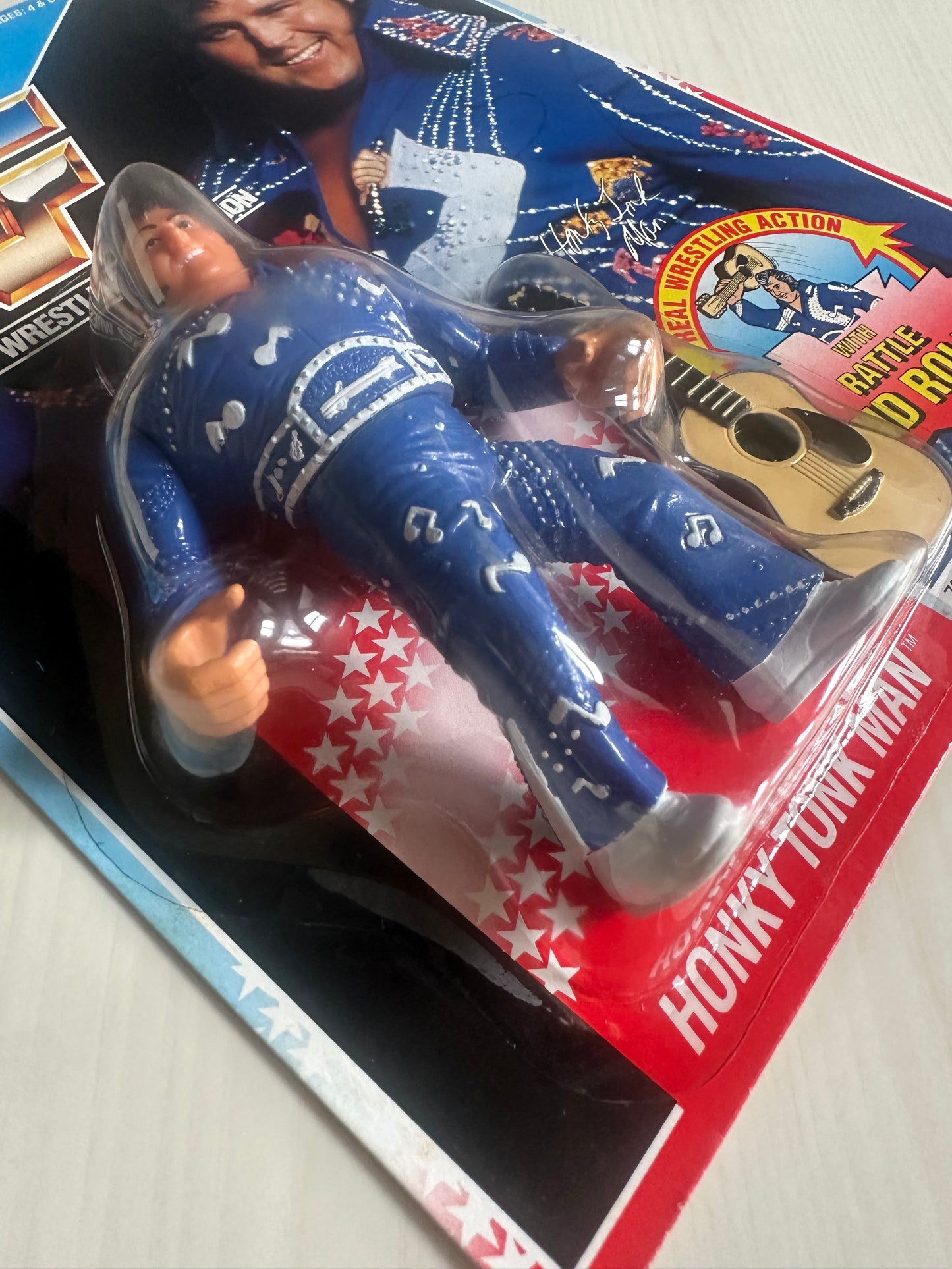 Honky Tonk Man Series 2 WWF Hasbro MOC figure