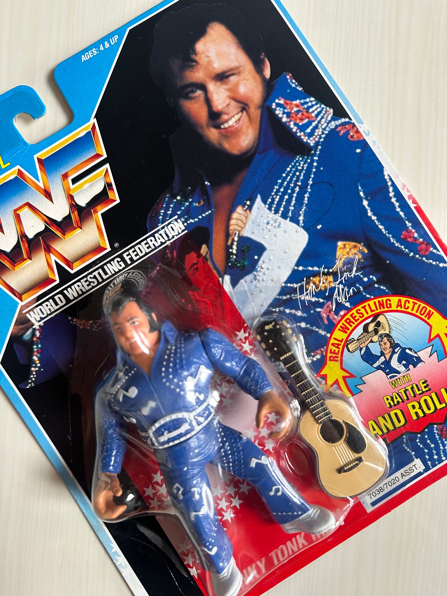 Honky Tonk Man Series 2 WWF Hasbro MOC figure