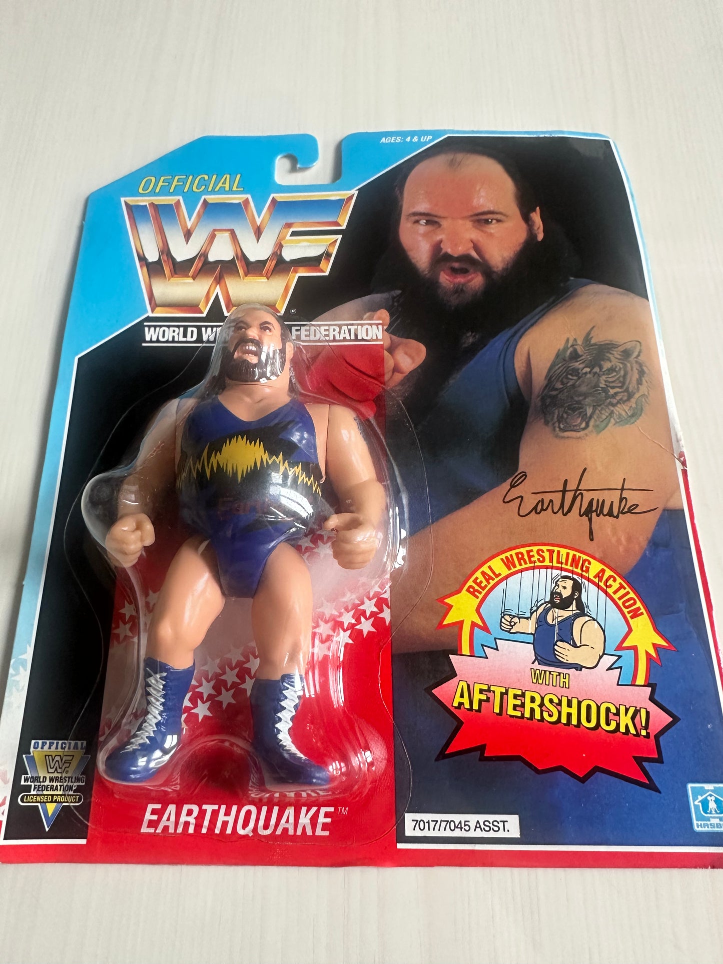 Earthquake Series 3 WWF Hasbro MOC figure