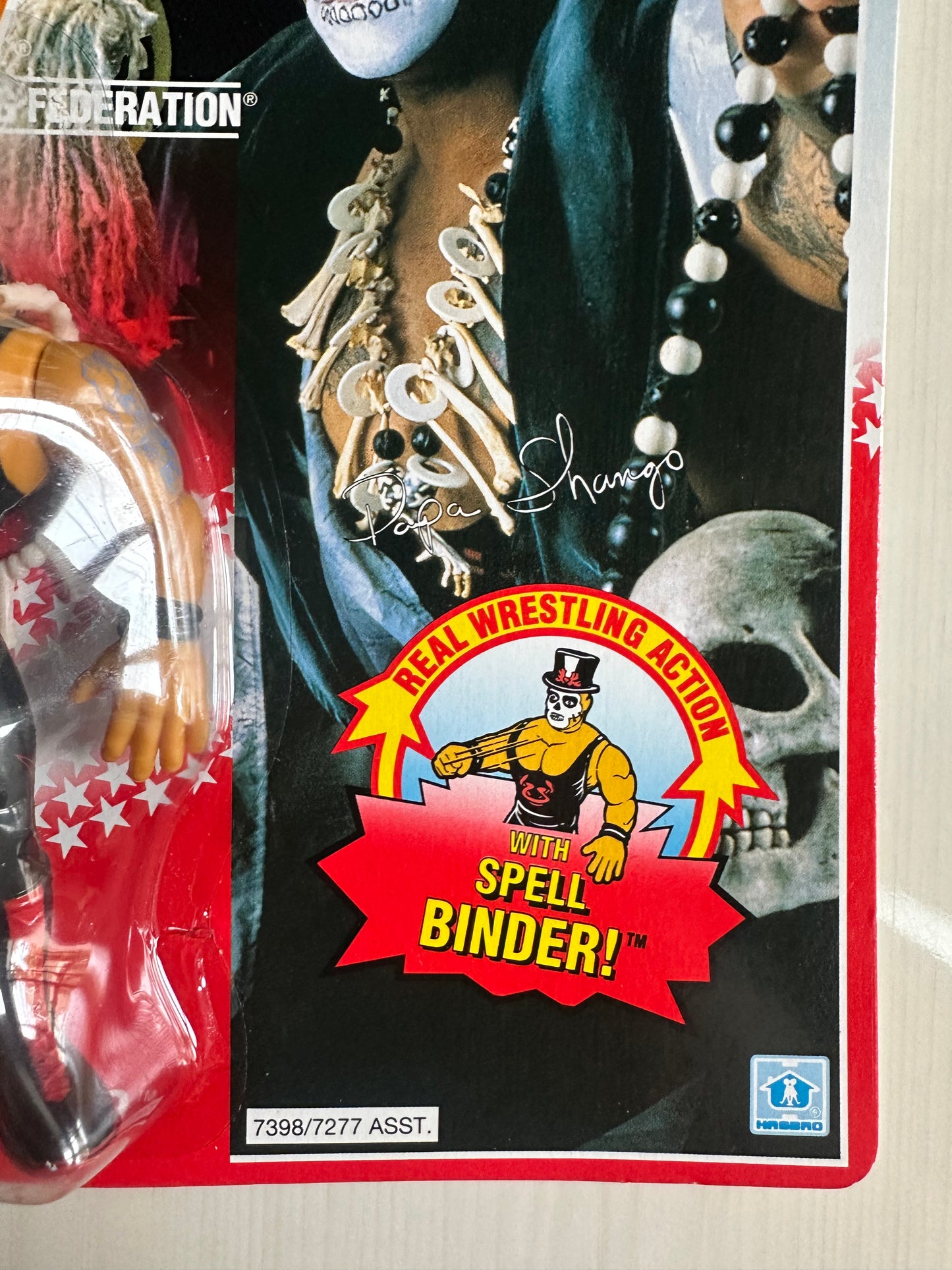 Papa Shango Series 6 WWF Hasbro MOC figure