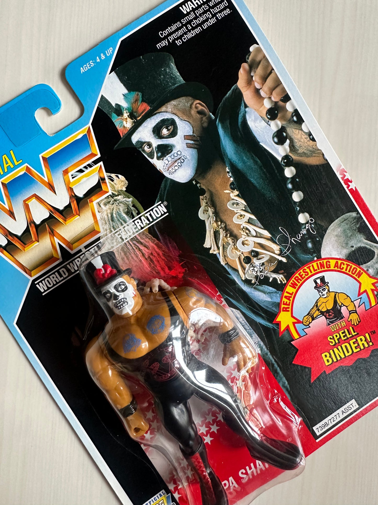 Papa Shango Series 6 WWF Hasbro MOC figure