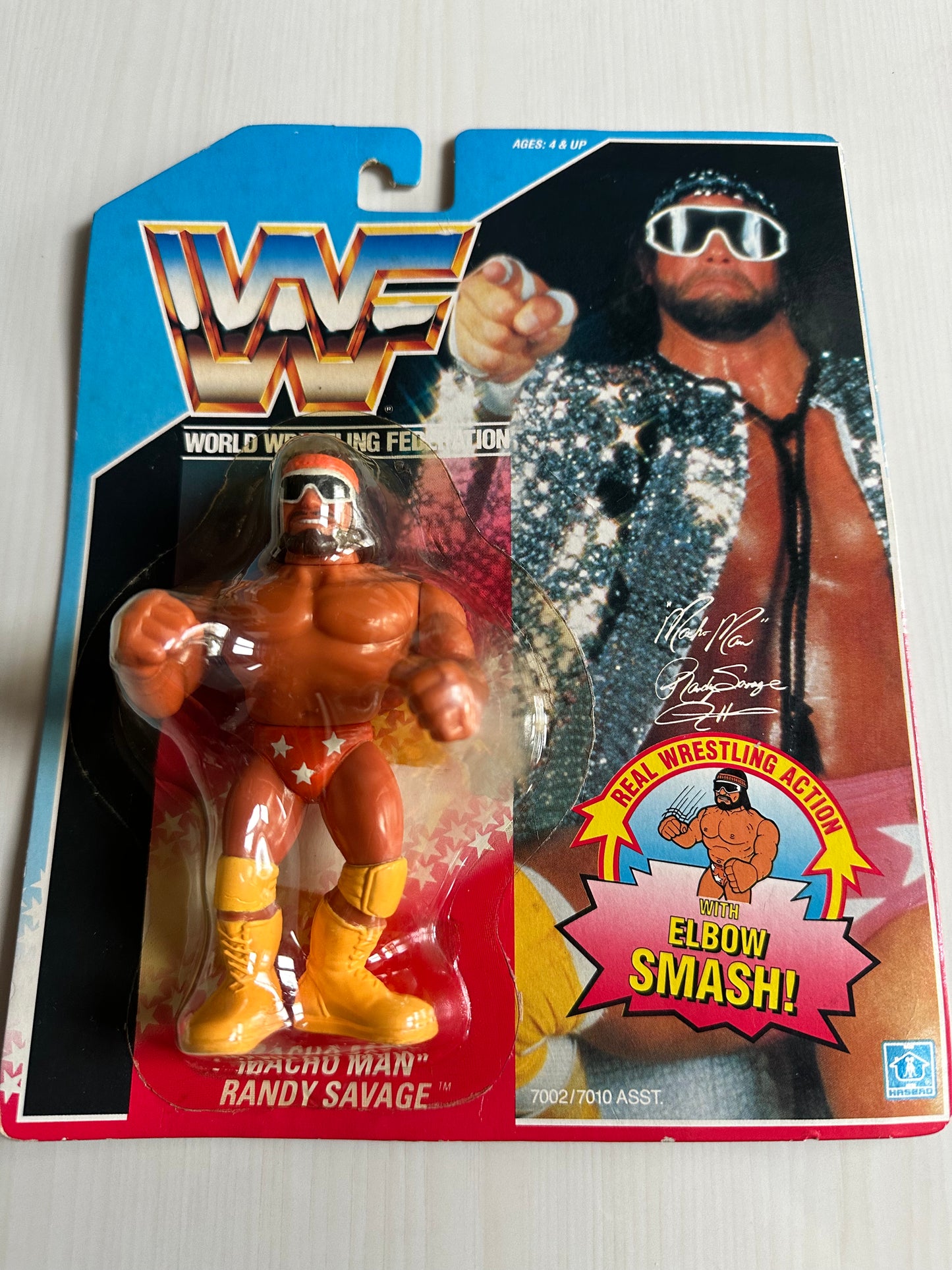 Macho Man Randy Savage Series 1 WWF Hasbro MOC figure