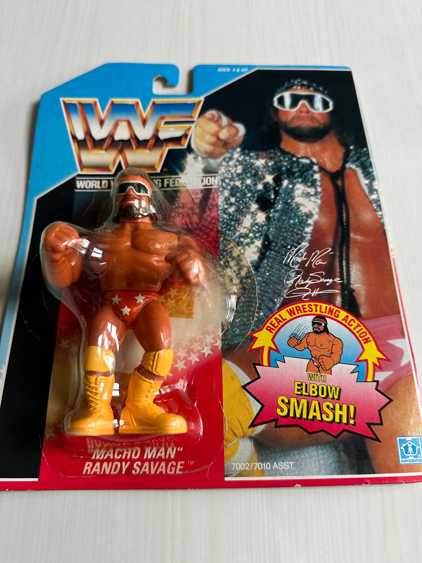 Macho Man Randy Savage Series 1 WWF Hasbro MOC figure