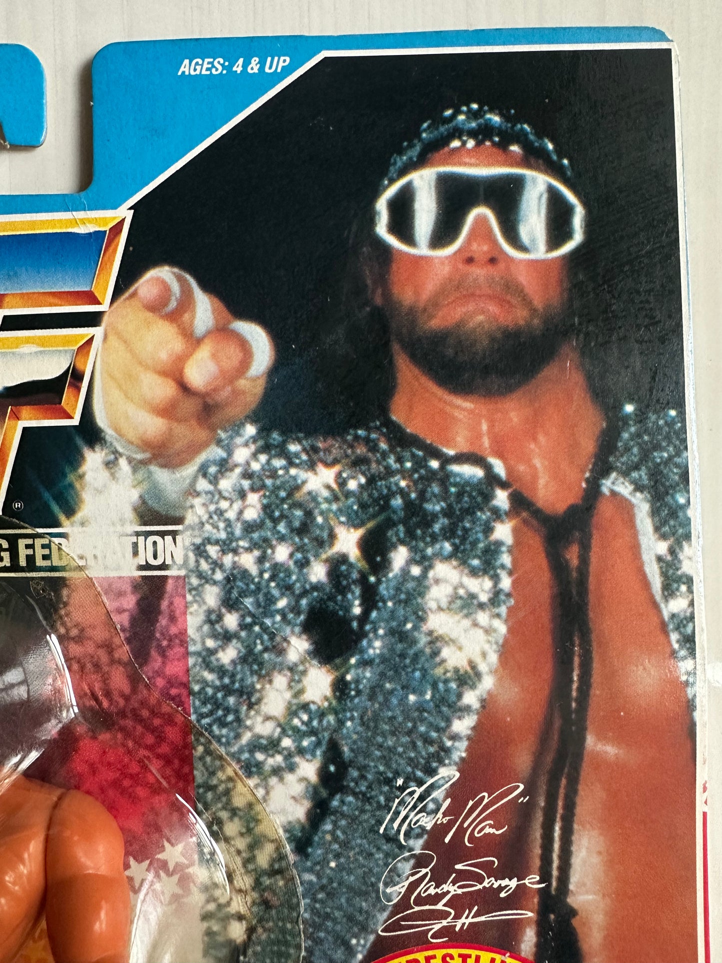 Macho Man Randy Savage Series 1 WWF Hasbro MOC figure