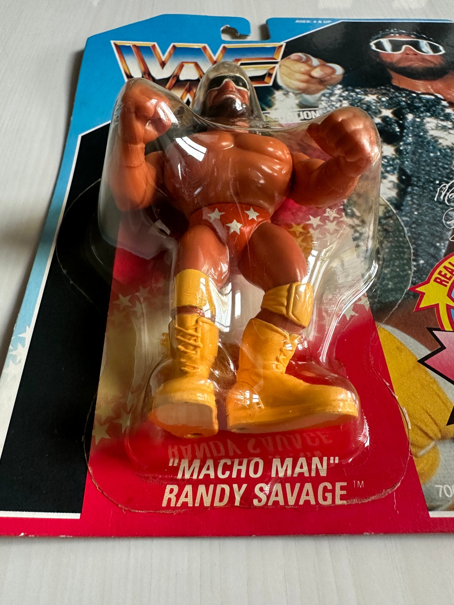 Macho Man Randy Savage Series 1 WWF Hasbro MOC figure