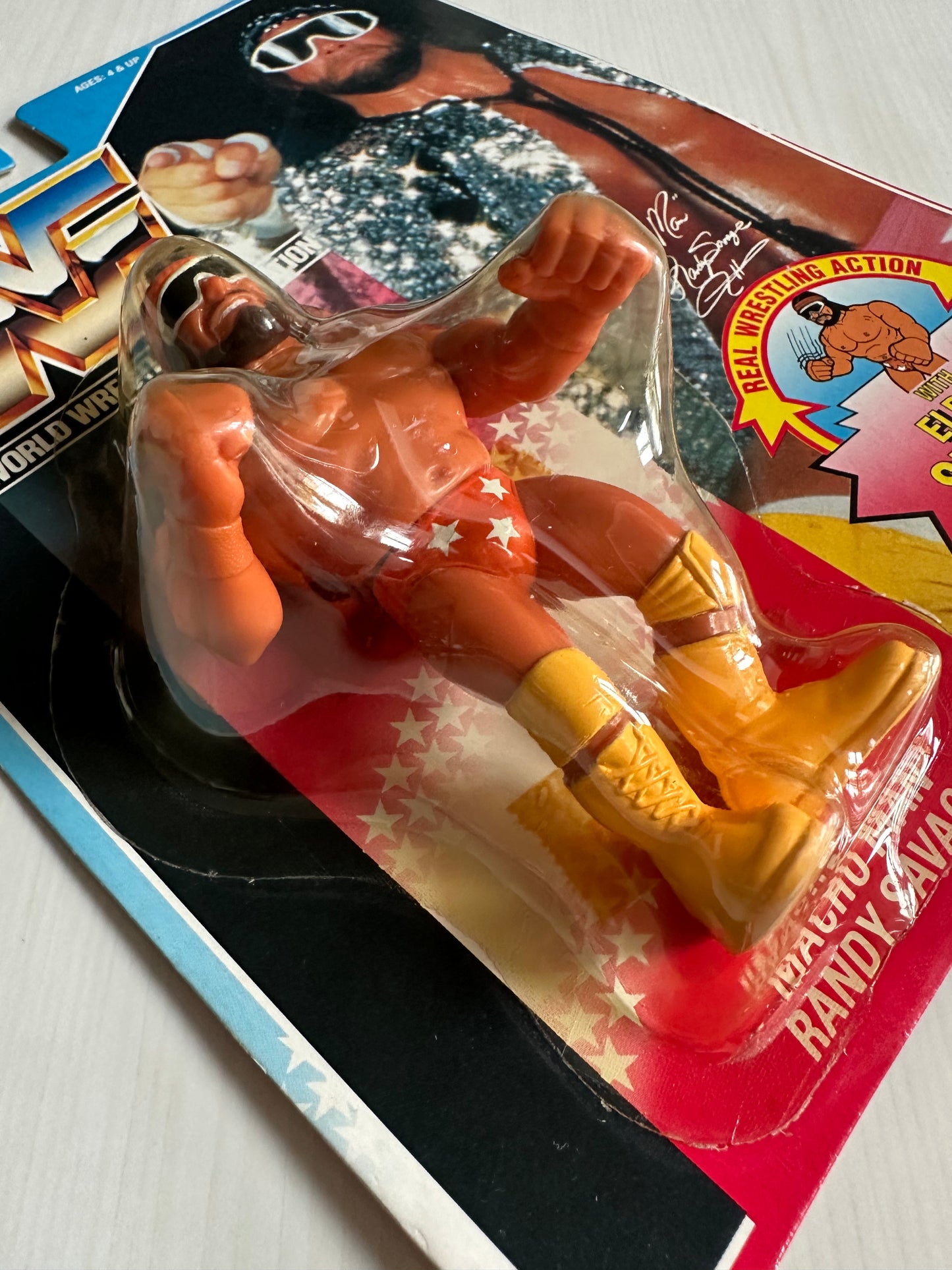 Macho Man Randy Savage Series 1 WWF Hasbro MOC figure