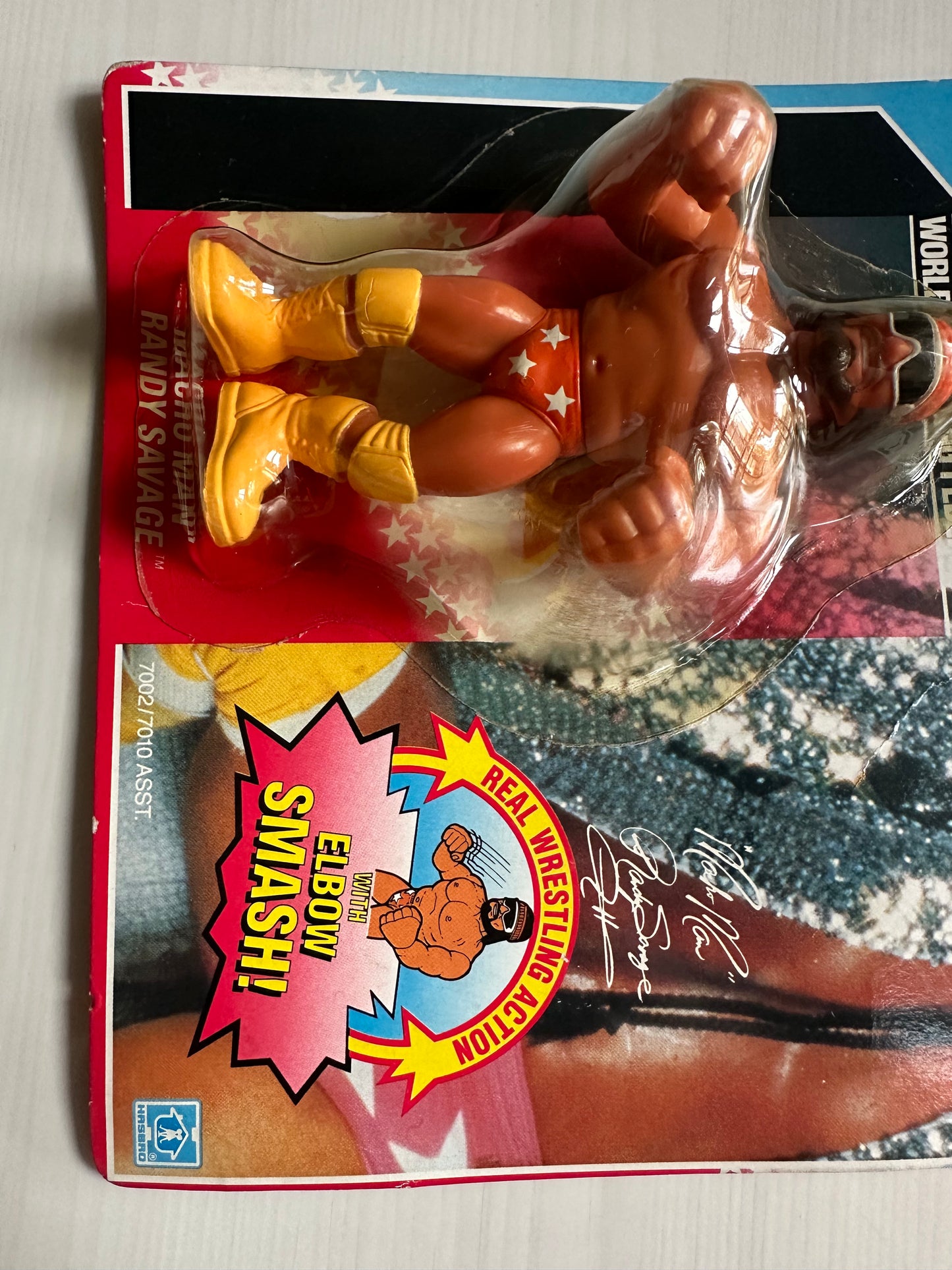 Macho Man Randy Savage Series 1 WWF Hasbro MOC figure